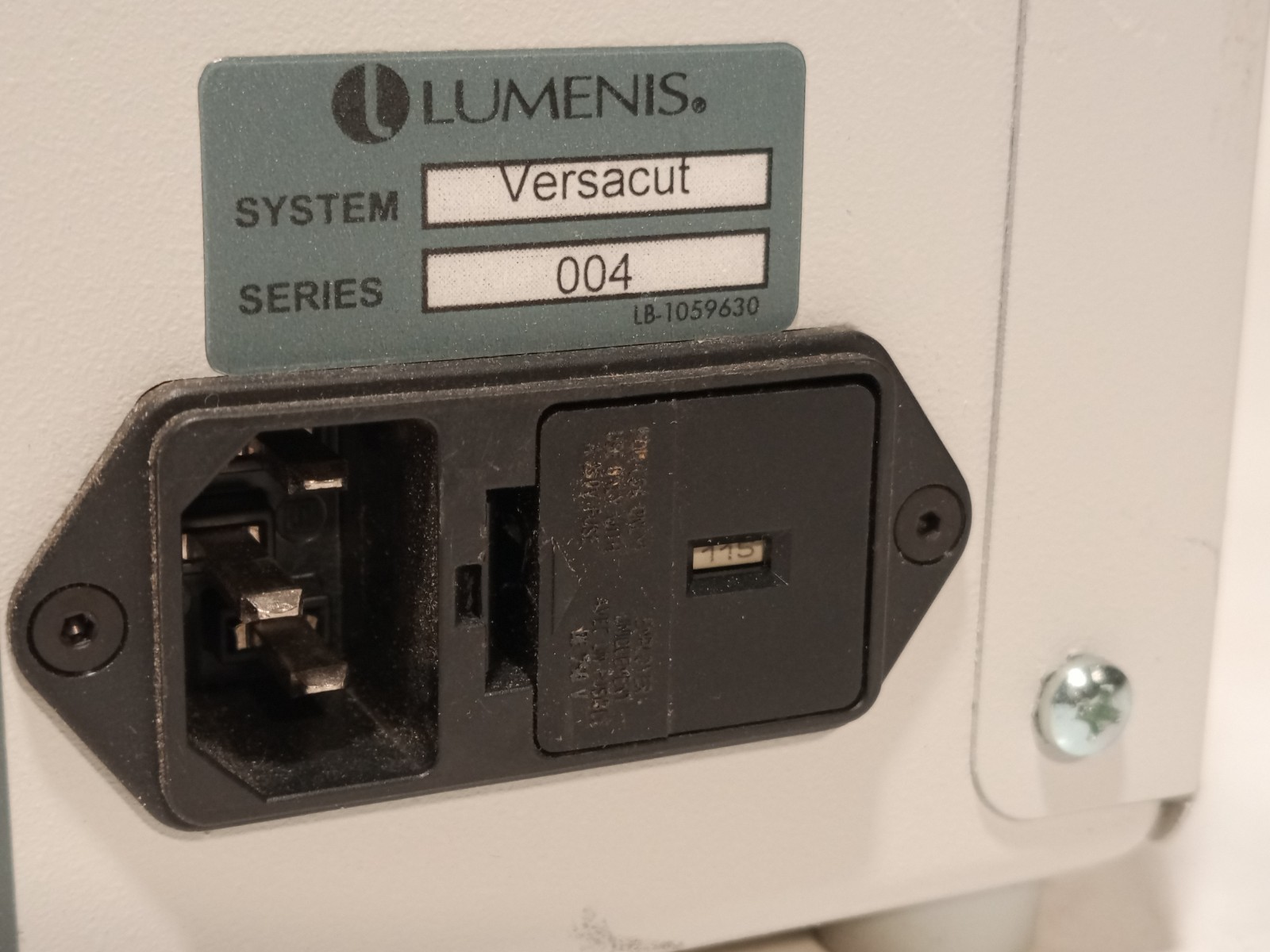 Lumenis VersaCut Morcellator Control Box Device, 0636-470-01, Made in Israel