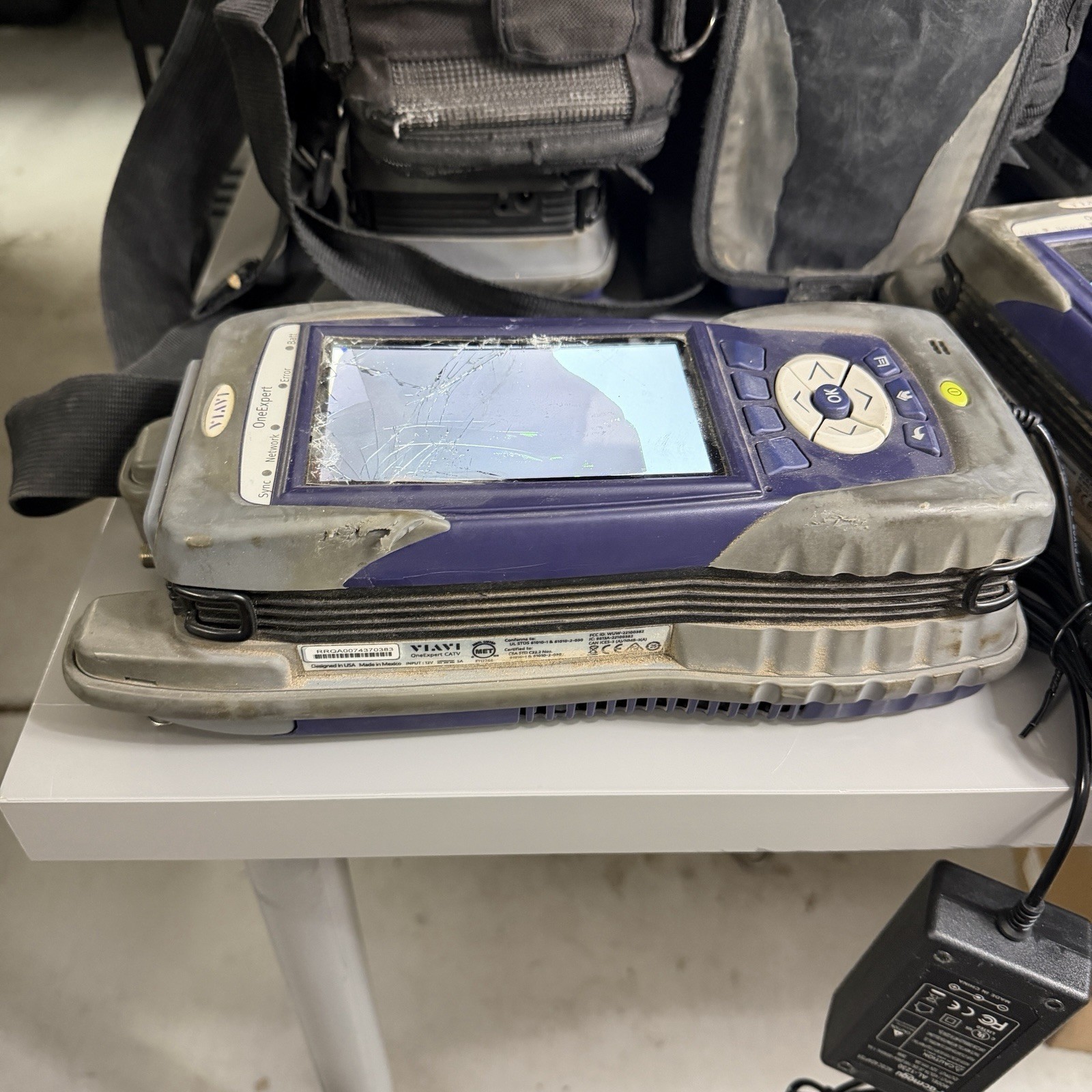 Viavi JDSU ONX-620 DOCSIS 3.1 CATV Cable Meter Tester READ DAMAGED Screen