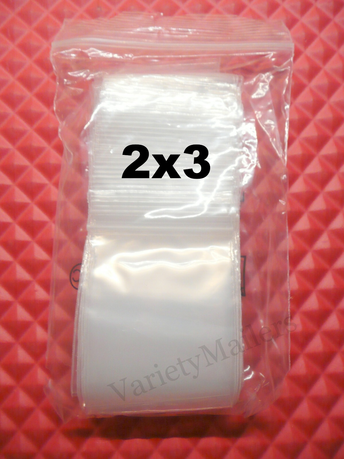 300 Reclosable Plastic Zip-Top Bag Assortment ~ 2×3 3×4 4×4 Resealable Baggies