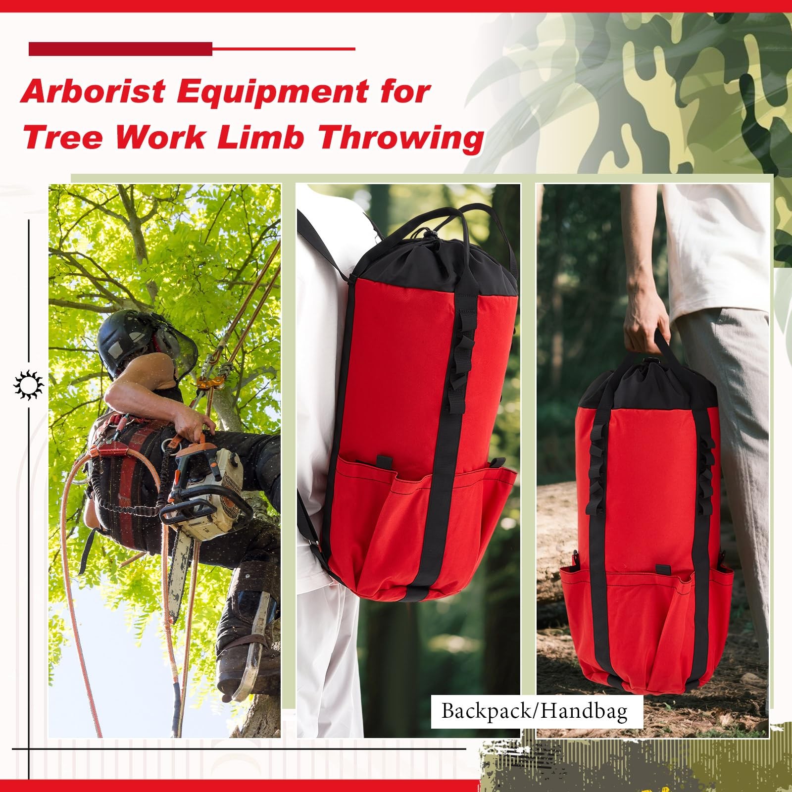 Arborist Rope Storage Bag 30l Tree Rock Climbing Rope Arborist Equipment Bucket
