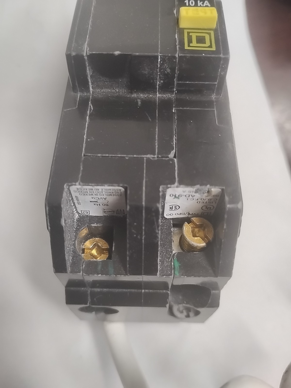 Square D QO250GFI 2 Pole 50 Amp 120 240V AC QO Plug In GFCI GFI Circuit Breaker