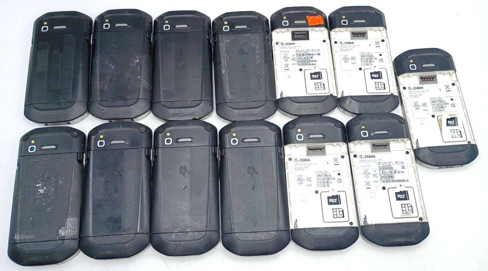 Lot of 13 Zebra TC56CJ-2PAZU2P-US Barcode Scanners 8 Batteries BT-000314