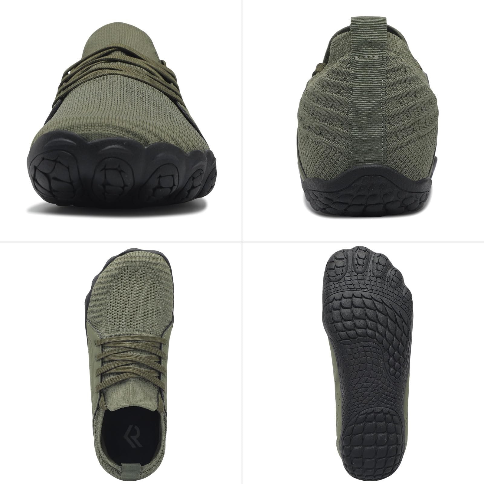 relxfeet Men’s Barefoot Trail Running Shoes Minimalist Wide Toe Box Design Ze…