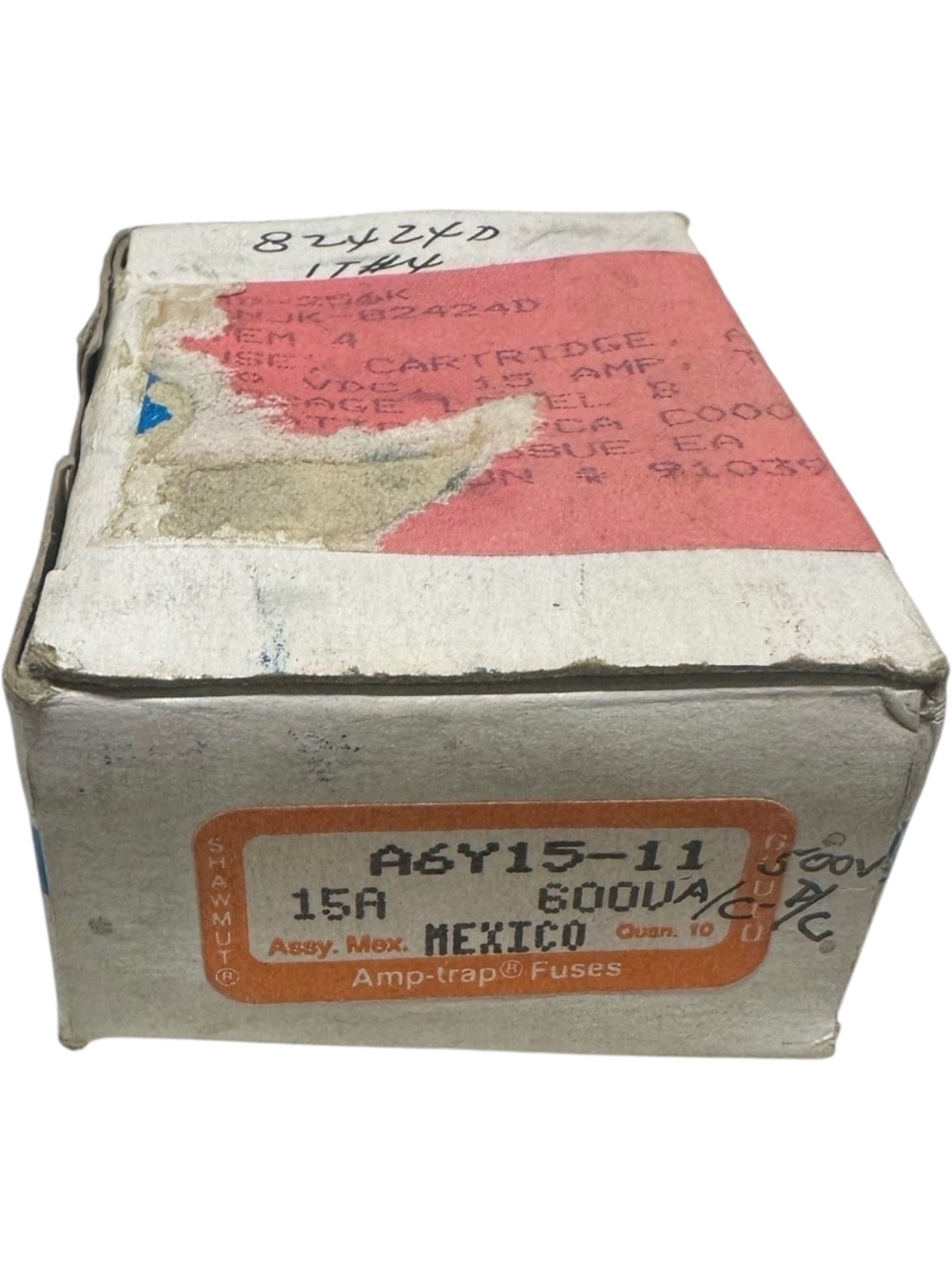 New Gould Shawmut Amp-Trap A6Y15-11, Type 11 15A 600V Fuses (LOT OF 10) **SALE**