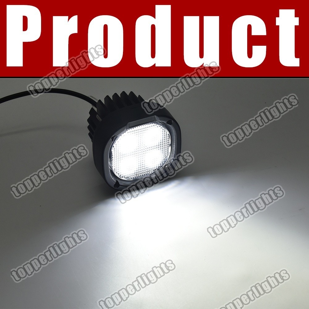 4X LED Headlight For AT352538 John Deere 333G 323D 333D 333E 332G 320G 324G 331G