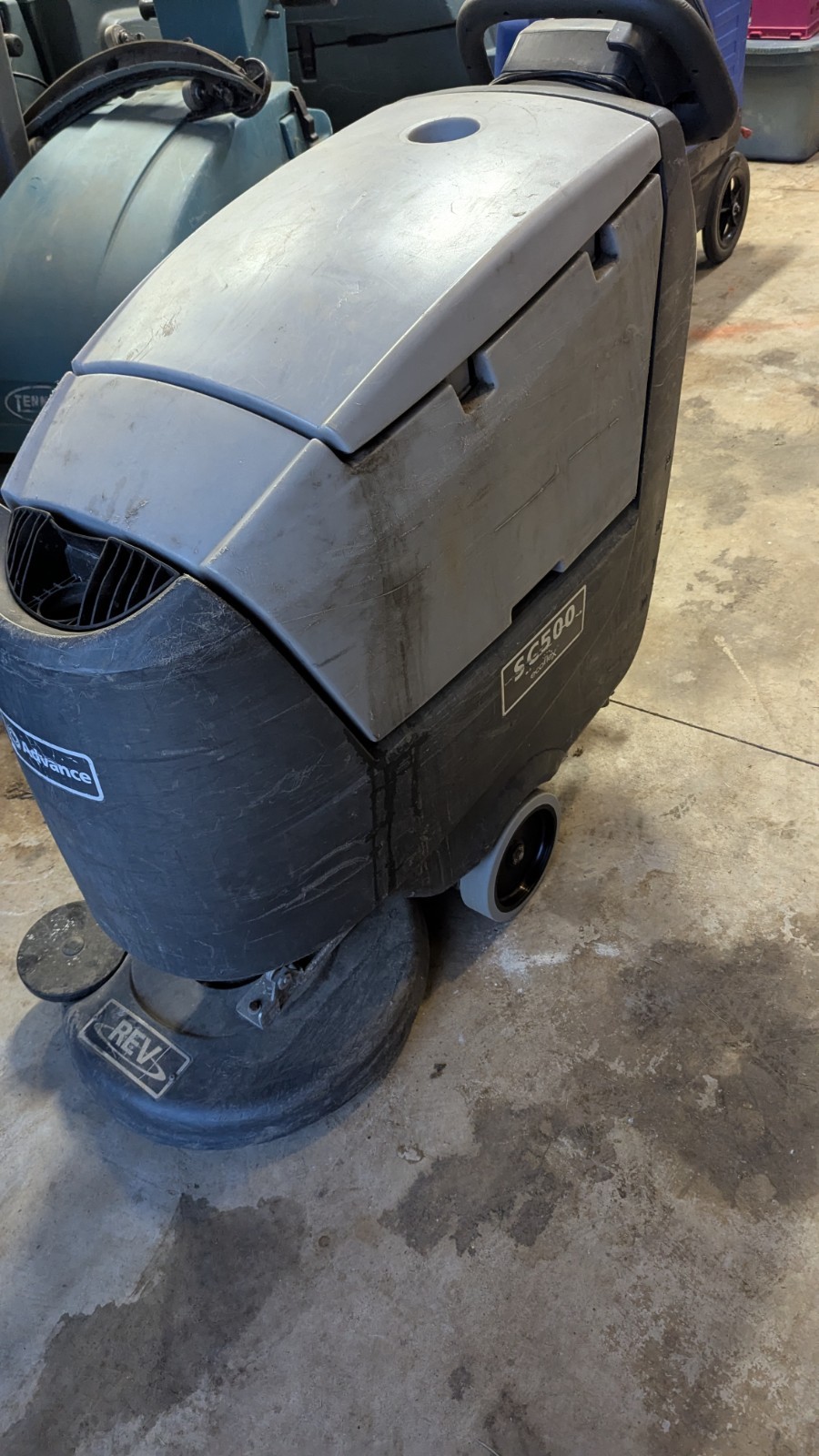 Nilfisk Advance SC500 X20D EcoFlex W130 OBC PH Walk Behind Floor Scrubber