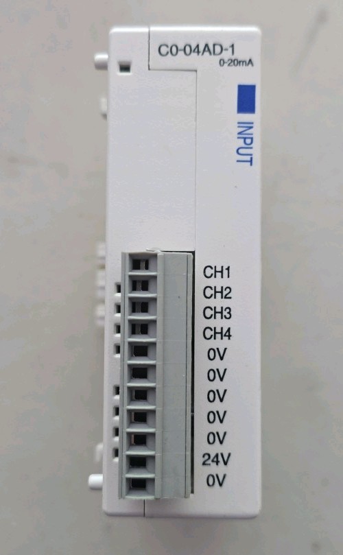 AutomationDirect CLICK C0-04AD-1 4-Channel 0-20mA Analog Input Module 24VDC Used