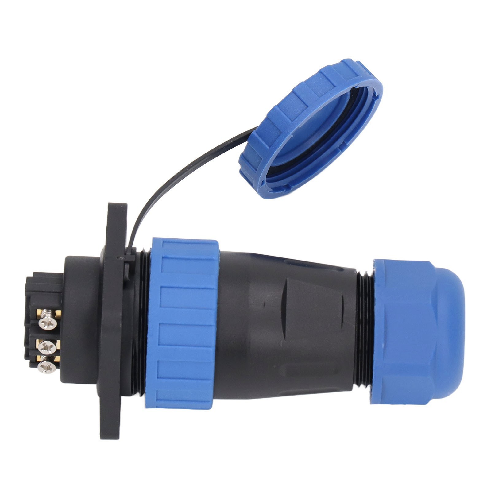 Waterproof Plug Socket Connector 380V 45A IP68 Waterproof Weld Free Aviation