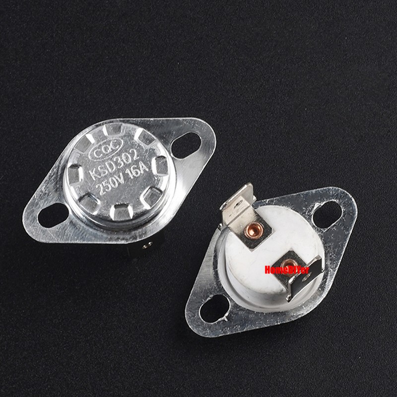 KSD301/302 Temperature Controlled Switch Control Sensor Range 40-200℃ NC/NO 250V