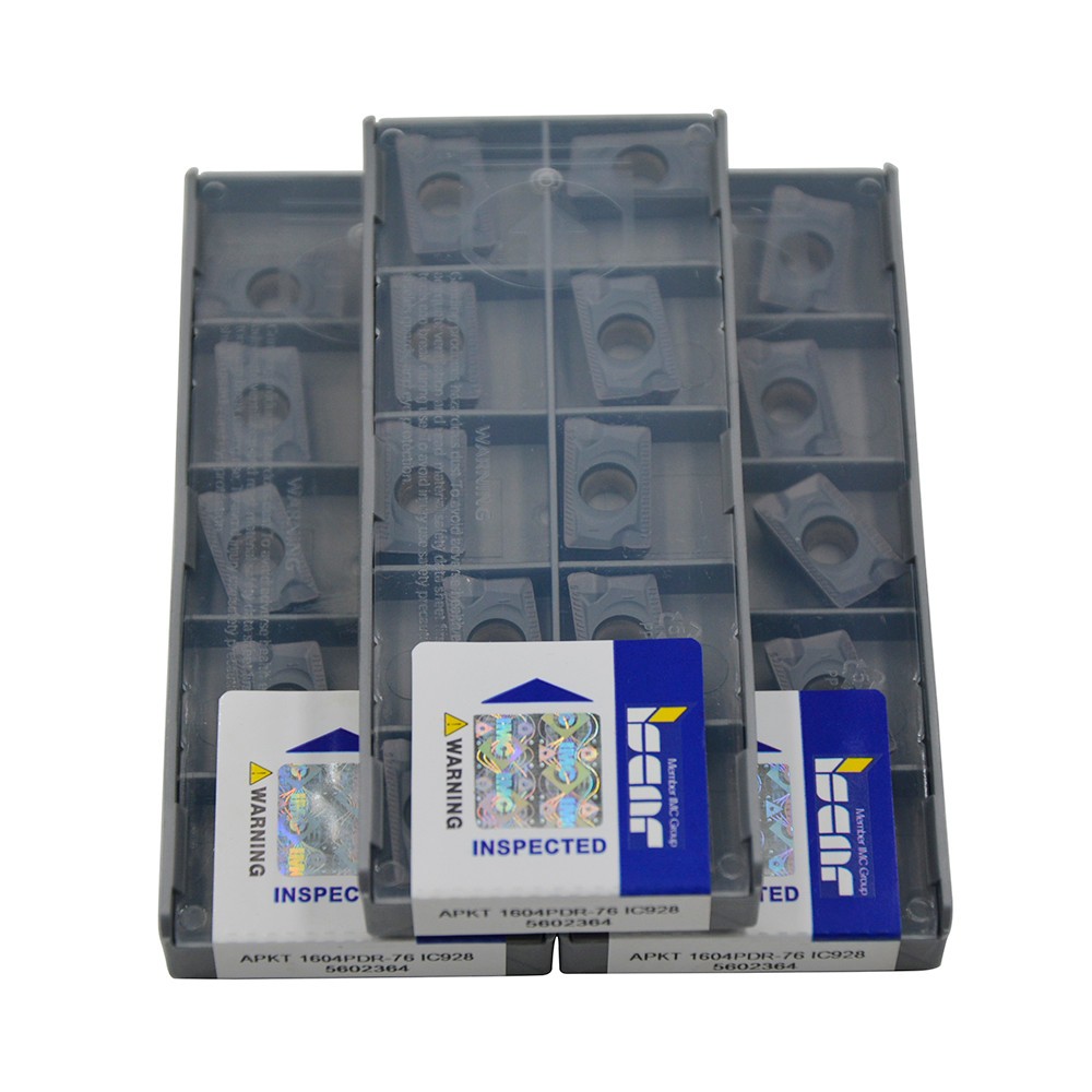 30pcs ISCAR APKT1604PDR-76 IC928 Milling Inserts CNC blade