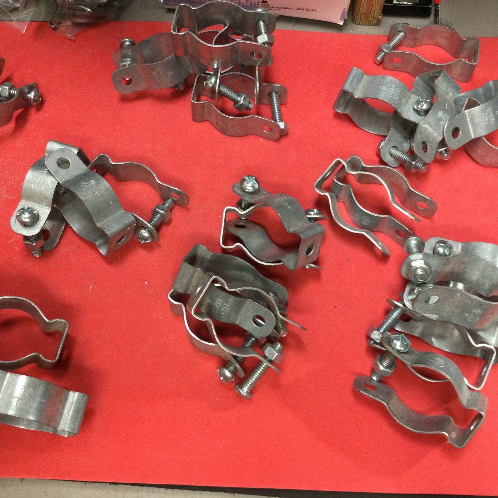 Steel City 2” Conduit Hangers (lot of 38)