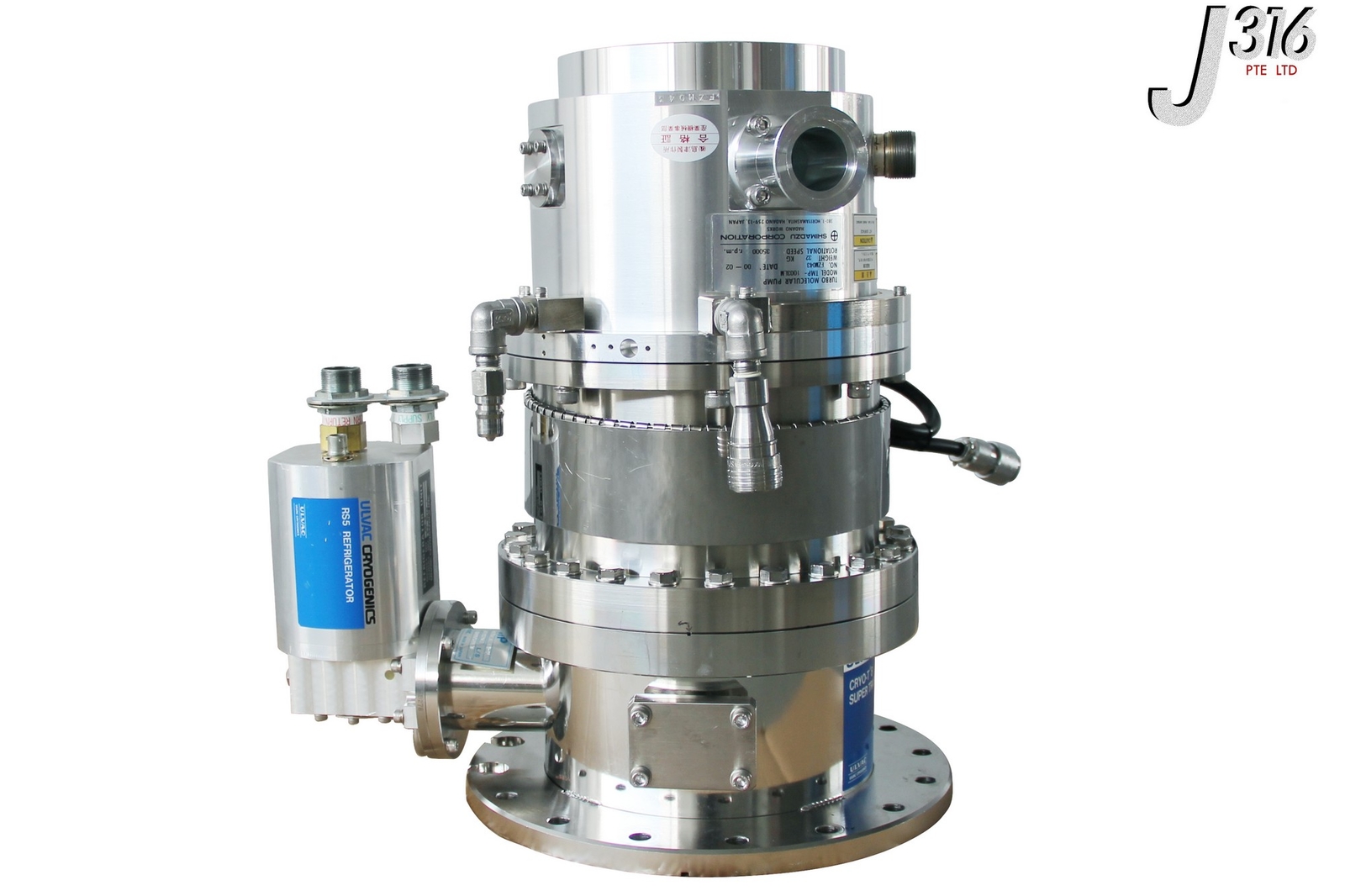 3675 SHIMADZU TURBO PUMP W/ ULVAC CRYOGENICS SUPER TMP-1003LM
