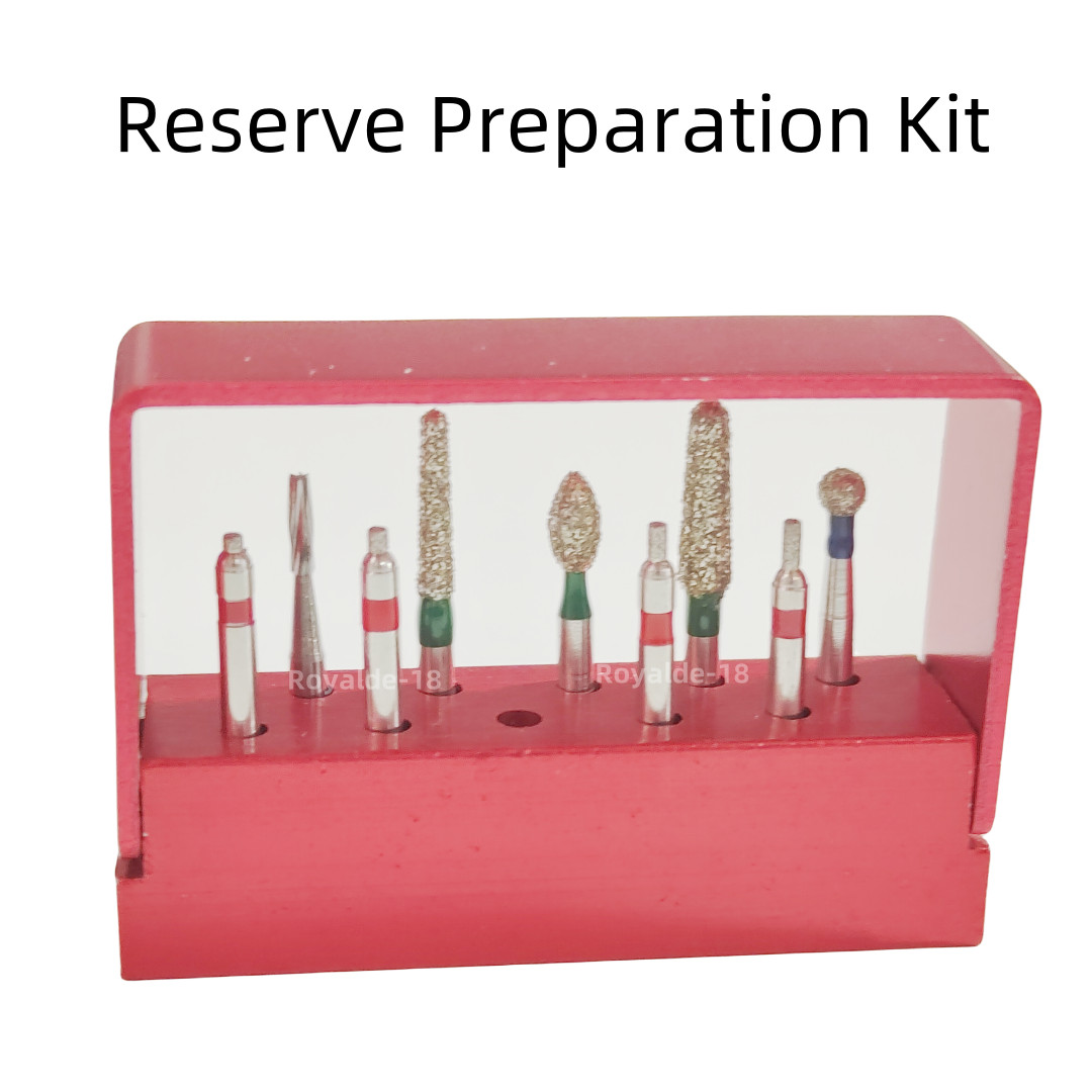 Dental Reserve Preparation Kit/Porcelain Veneer Preparation Bur Drill Diamond