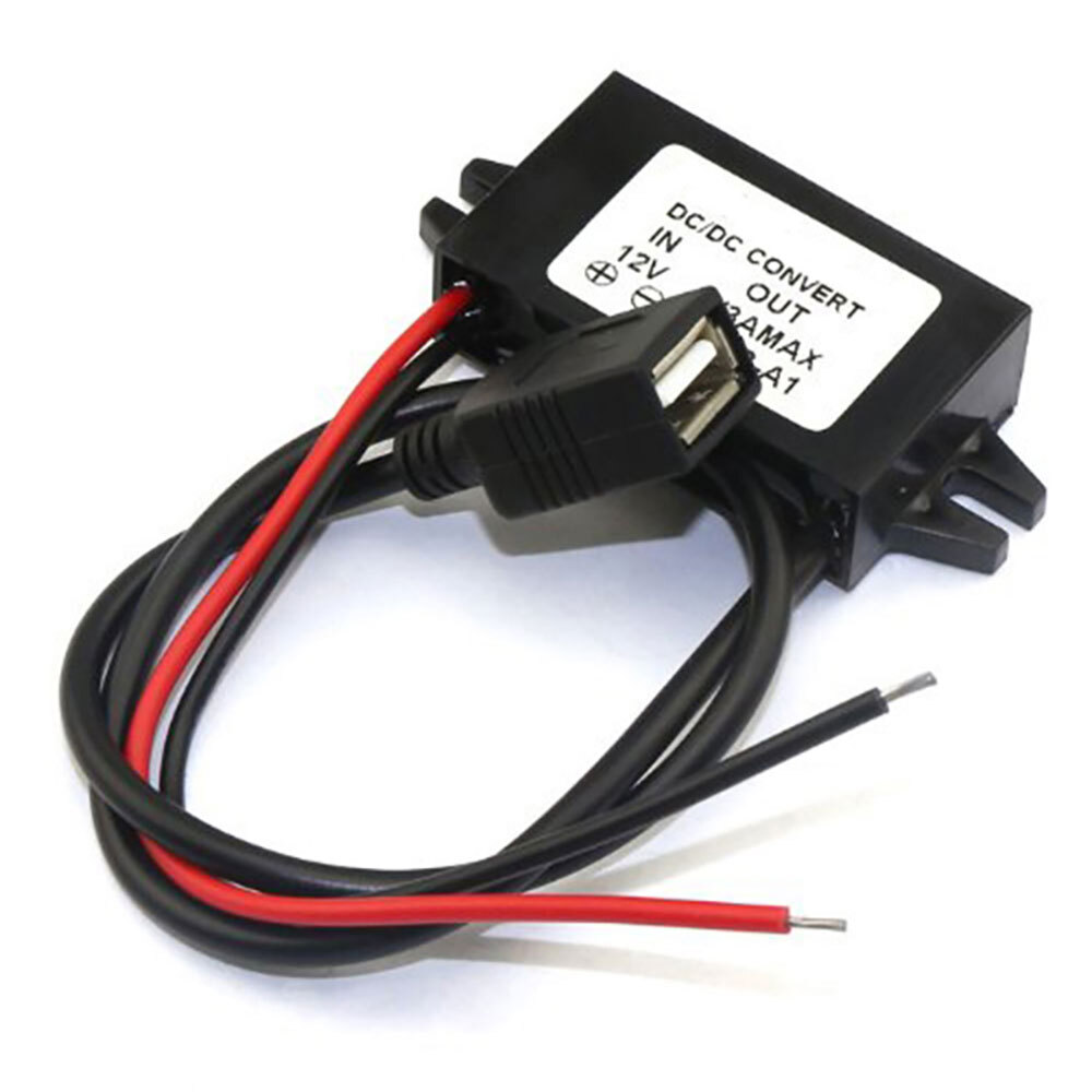2x DC 12V to 5V 3A 15W Step down USB Converter Regulator Adapter For car Charger