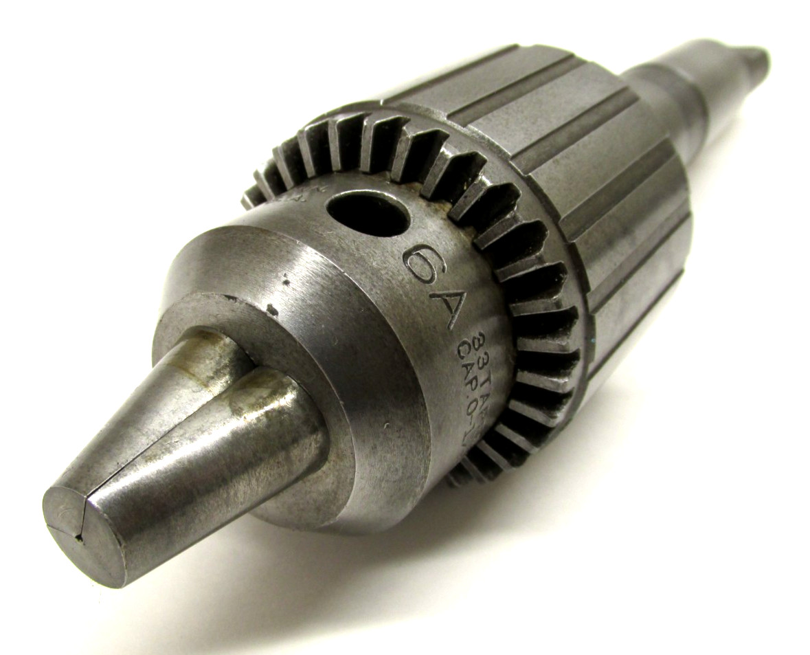 JACOBS 0 to 1/2″ DRILL CHUCK w/ 3MT SHANK – #6A