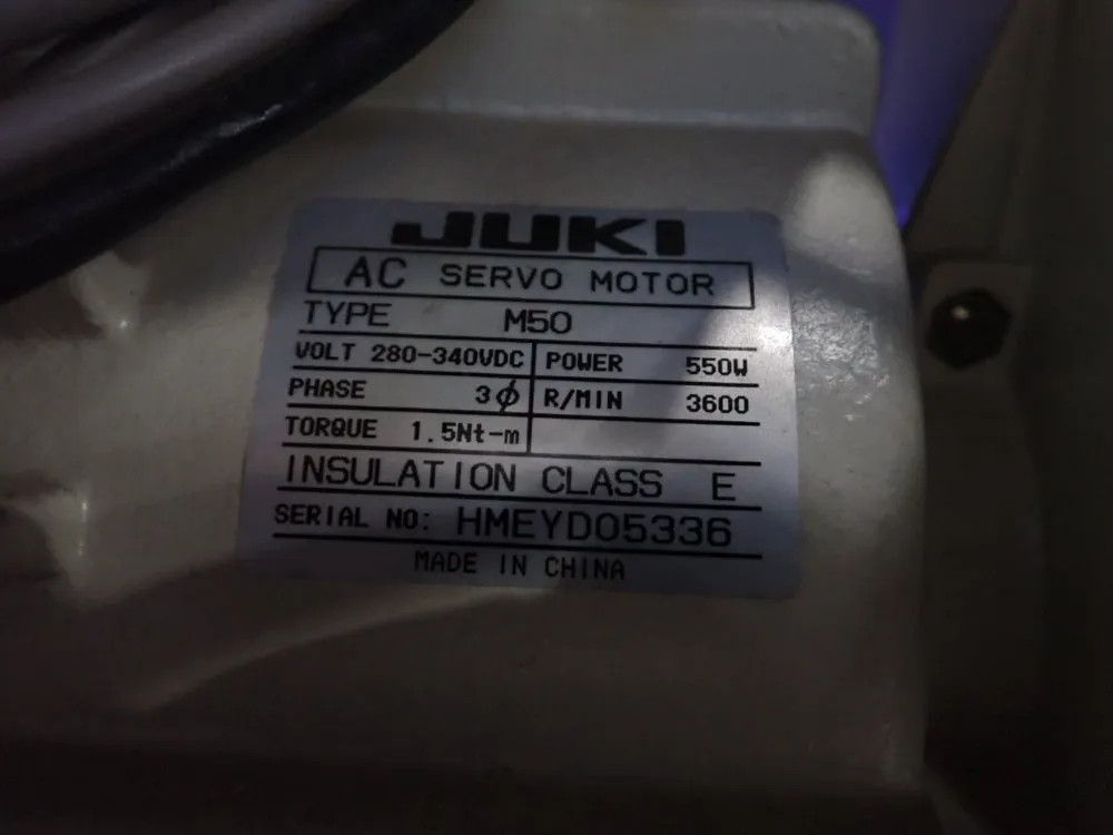JUKI DDL-8700-7 SEWING MACHINE 10″ THROAT 06260050002
