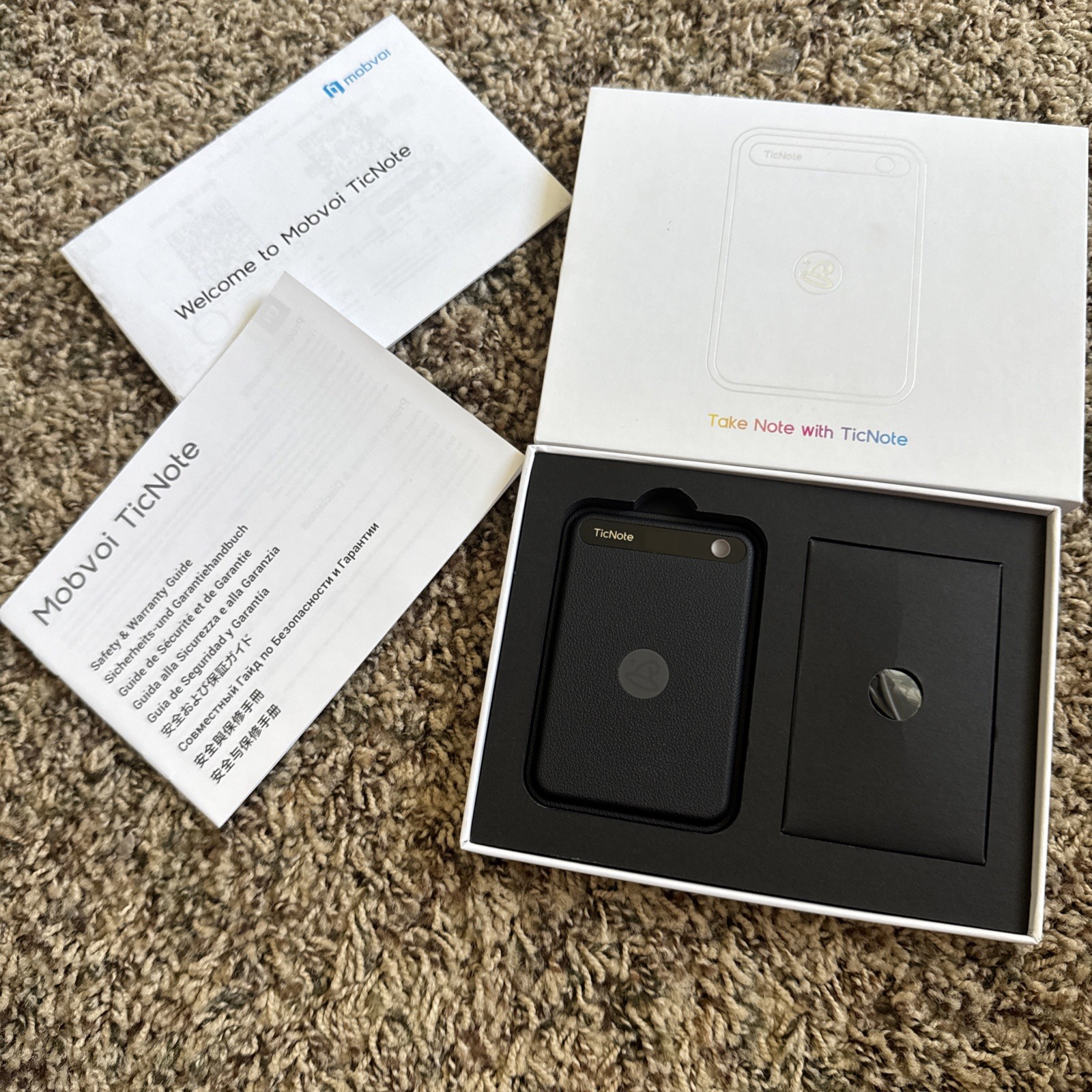 Mobvoi TicNote AI Voice Recorder 64GB Memory Brand New In Box