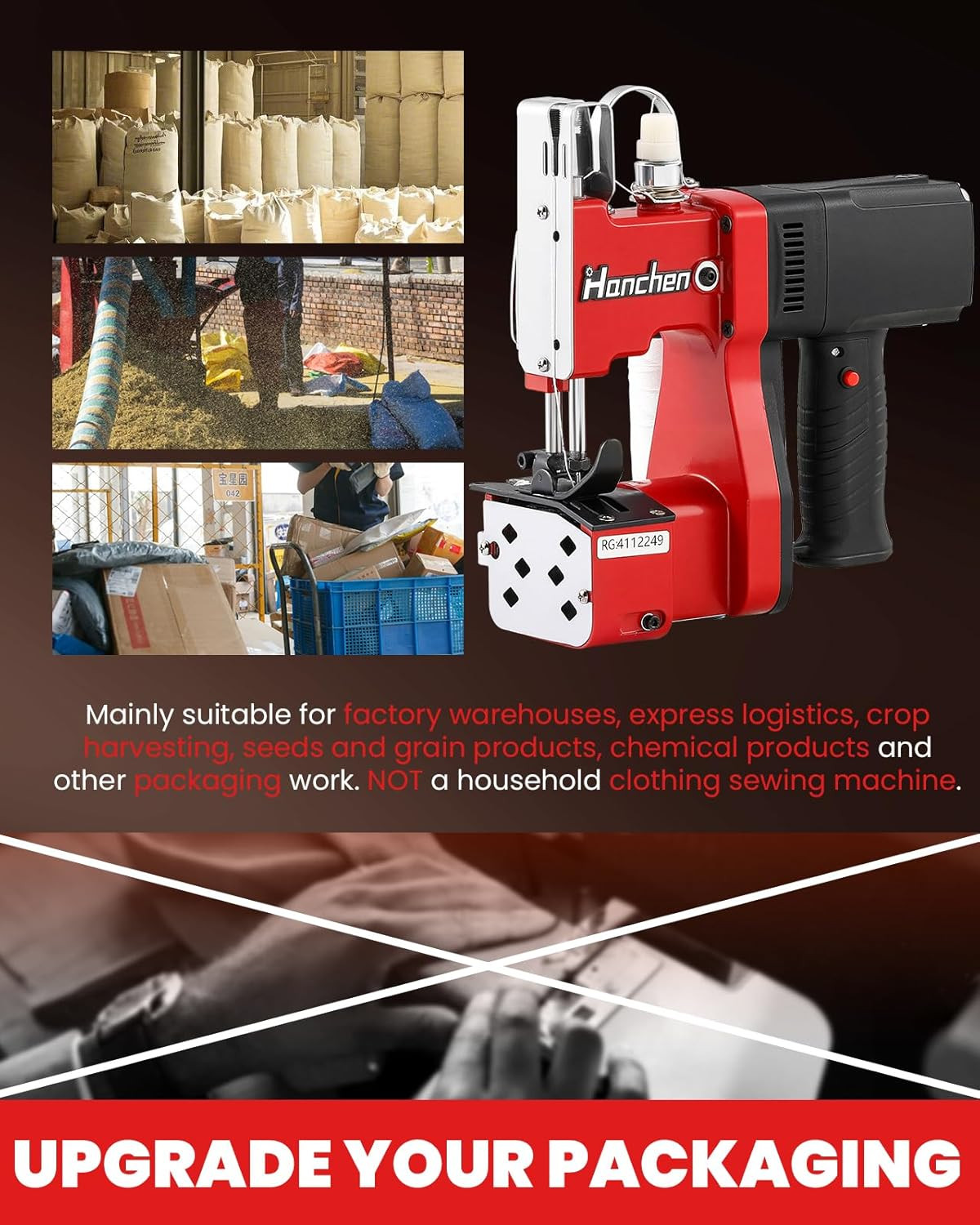 Bag Sewing Machine High Speed Bag Sealing Machine Bag Closer Bag Closing Machine