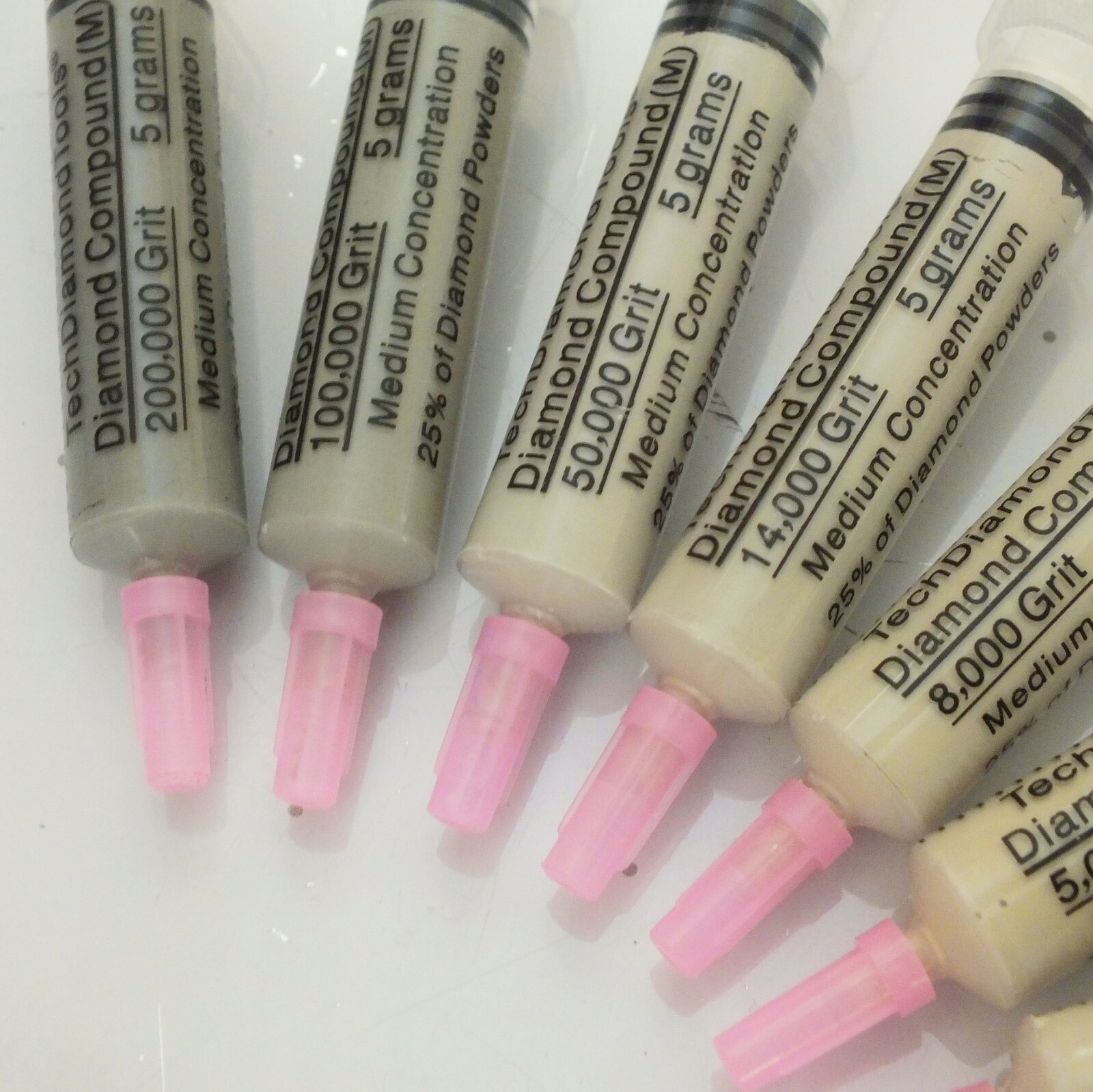 Diamond Polishing Paste 200,000 Grit 0-0.1 Micron (M) 25% Concentration 5 grams