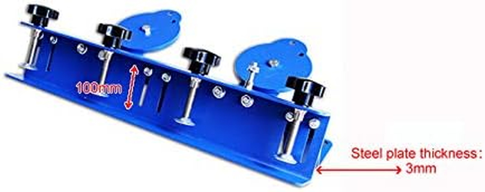 Silk Screen Printing Hinge Clamp for Hobby Printers – 20×2.4 Inches