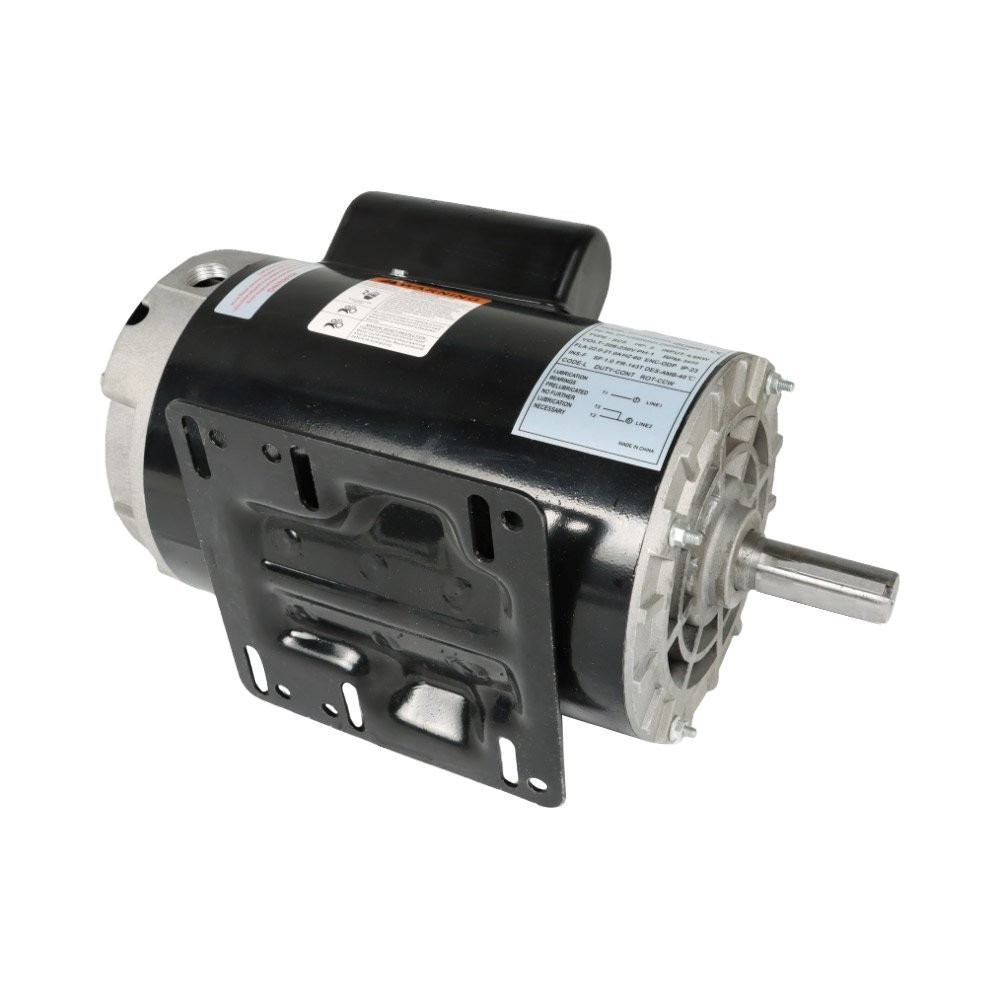 5HP Compressor Duty Electric Motor 1Phase 3450 RPM 56HZ Frame 7/8″Shaft 230V New