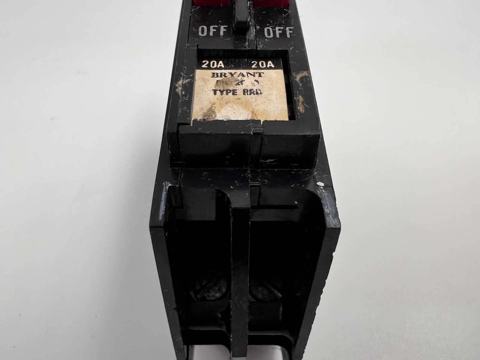 Bryant BR 20-20 BR2020 20 Amp 1 Pole Circuit Breaker Type BRD 120VAC Plug In
