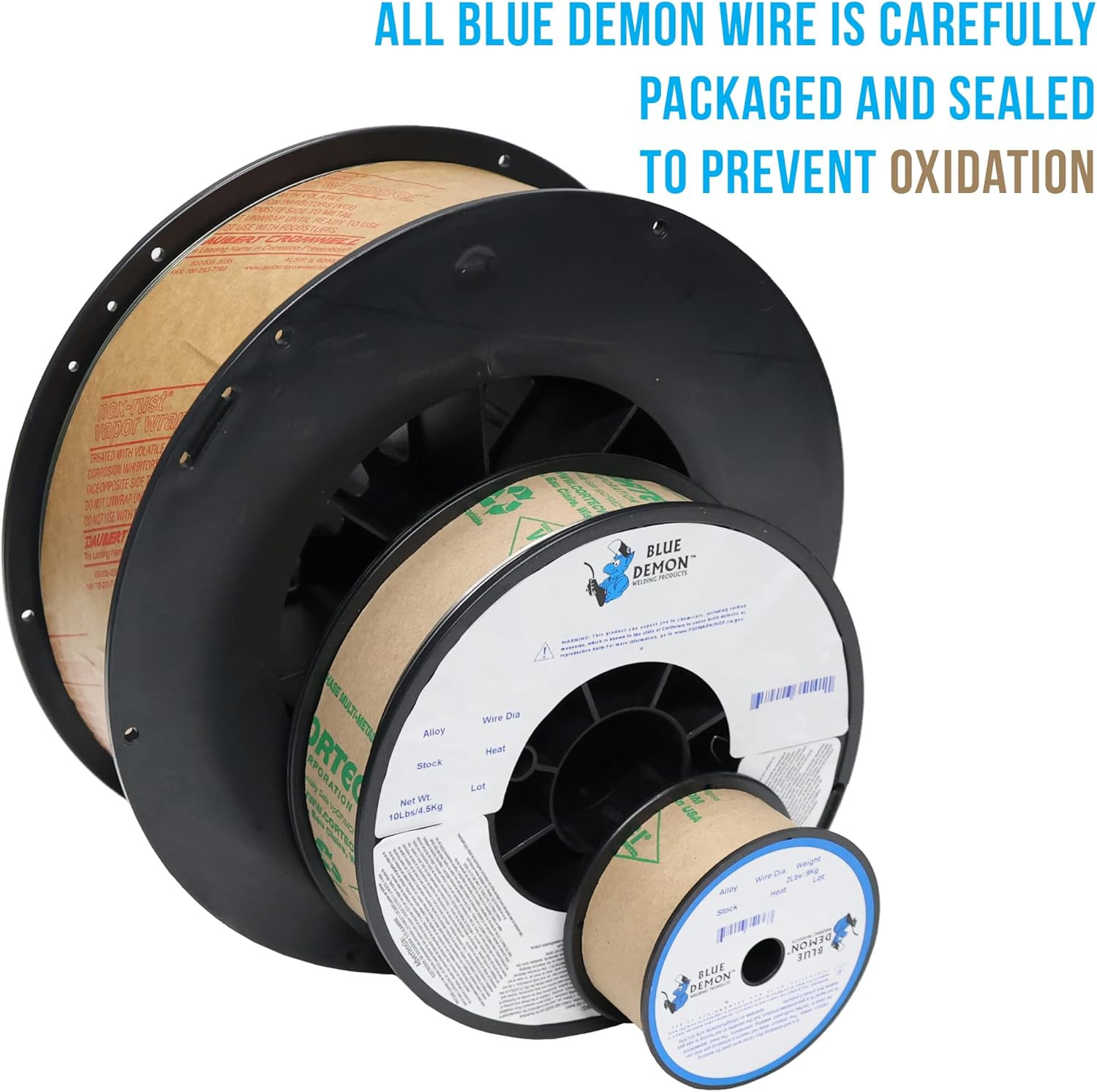 Blue Demon ER70S6 X .030 X 11 LB MIG/GMAW Carbon Steel Welding Wire, All Positio