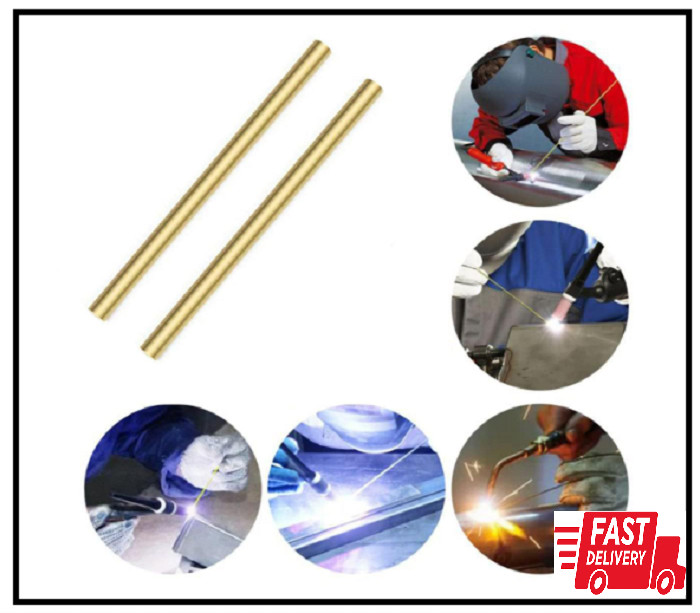 2PCS 1/2 inch Solid Round Brass Rod Lathe Bar Stock Kit for DIY Craft Tool