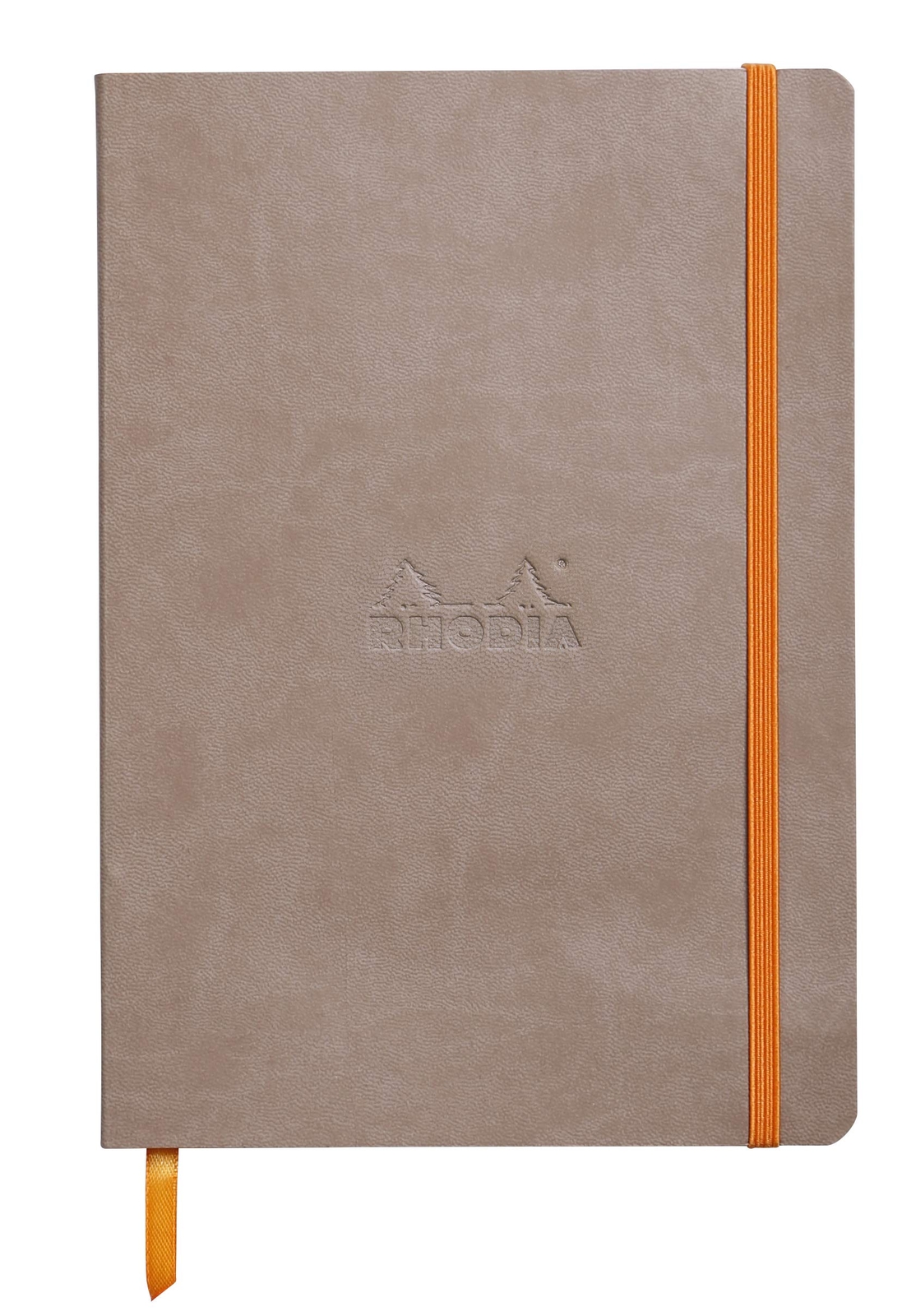 Rhodiarama Dot 5.5 x 8.3 inch Taupe Notebook