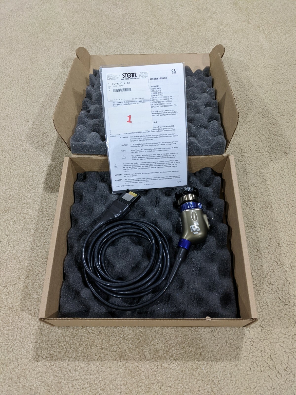 Karl Storz Image 1 HD 22201020 w/ ICM (USB) and 22220055 H3-Z Head