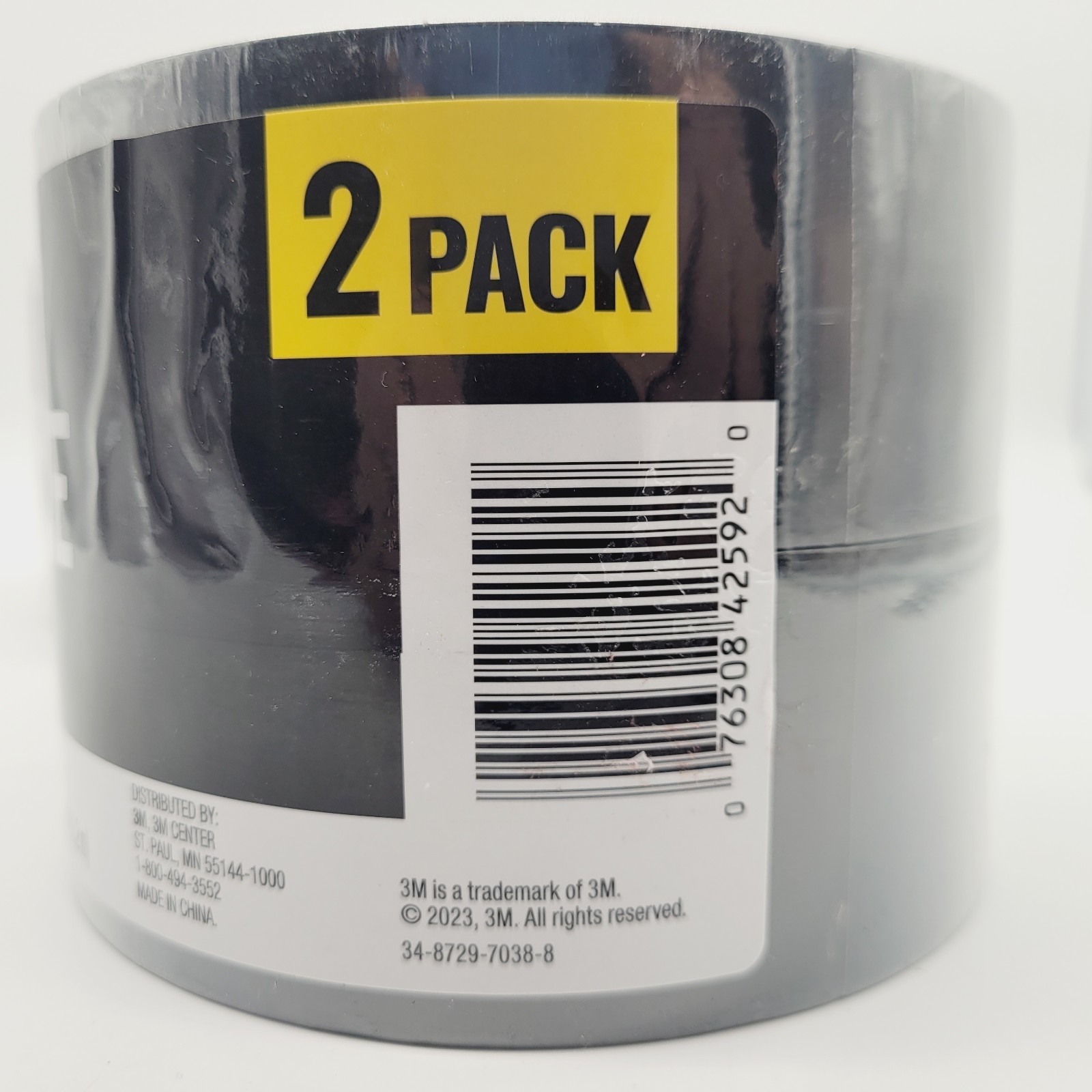 3M Tough Multi-Use RubberizedBlack Duct Tape, 1.88-in x 45Yards, 4 Pack