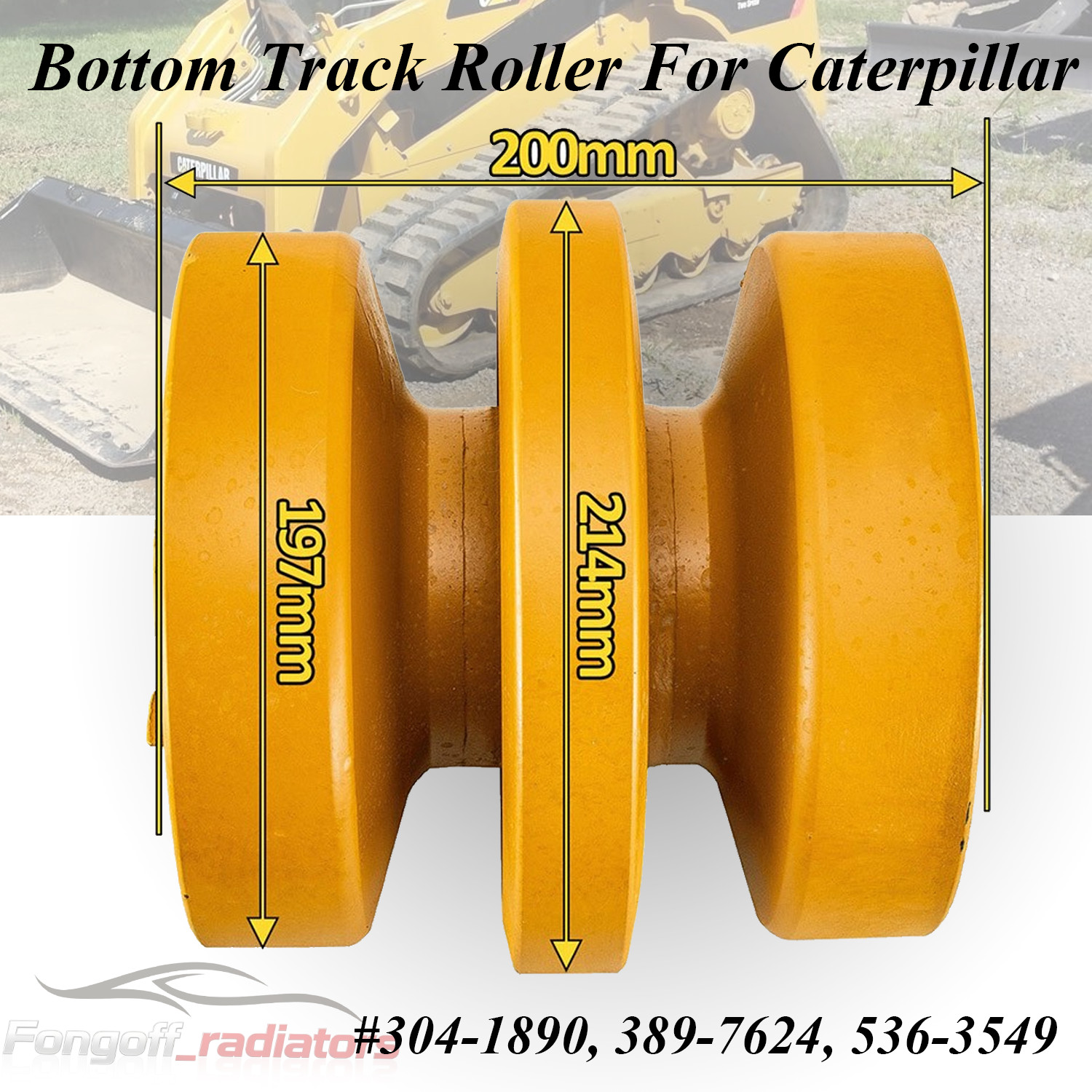 Bottom Roller Track Roller Fit CATERPILLAR CAT 289D UNDERCARRIAGE #304-1890