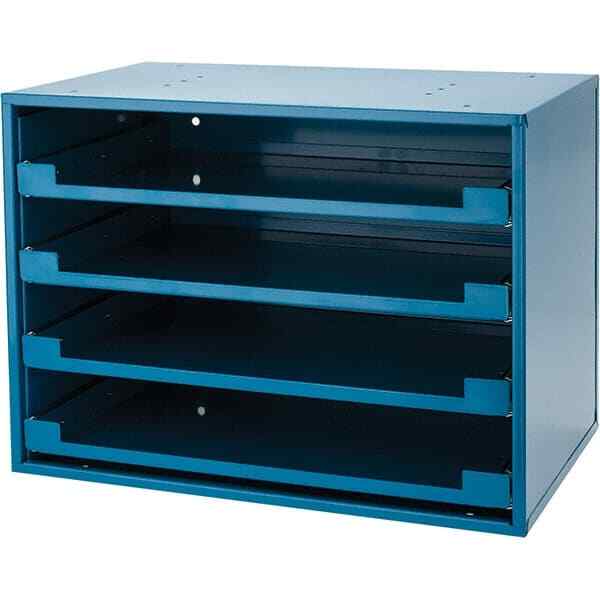 Slide Drawer Cabinet Frame: 4 Slide-Out Racks, 12-1/2″ D x 20-1/2″ W x 14-5/8″ H