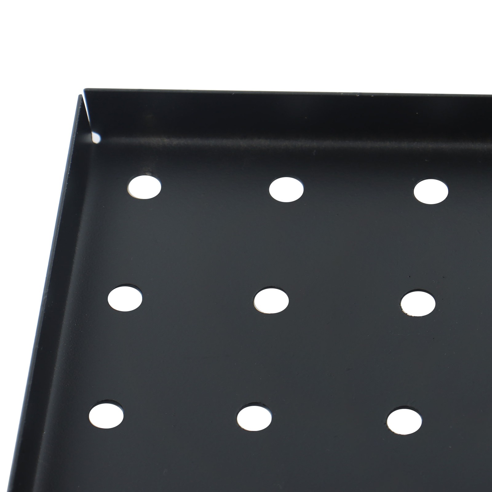 4 Pack 12″x12″ Heavy Duty Black Metal Pegboard Panels Pegboard Wall Organizer