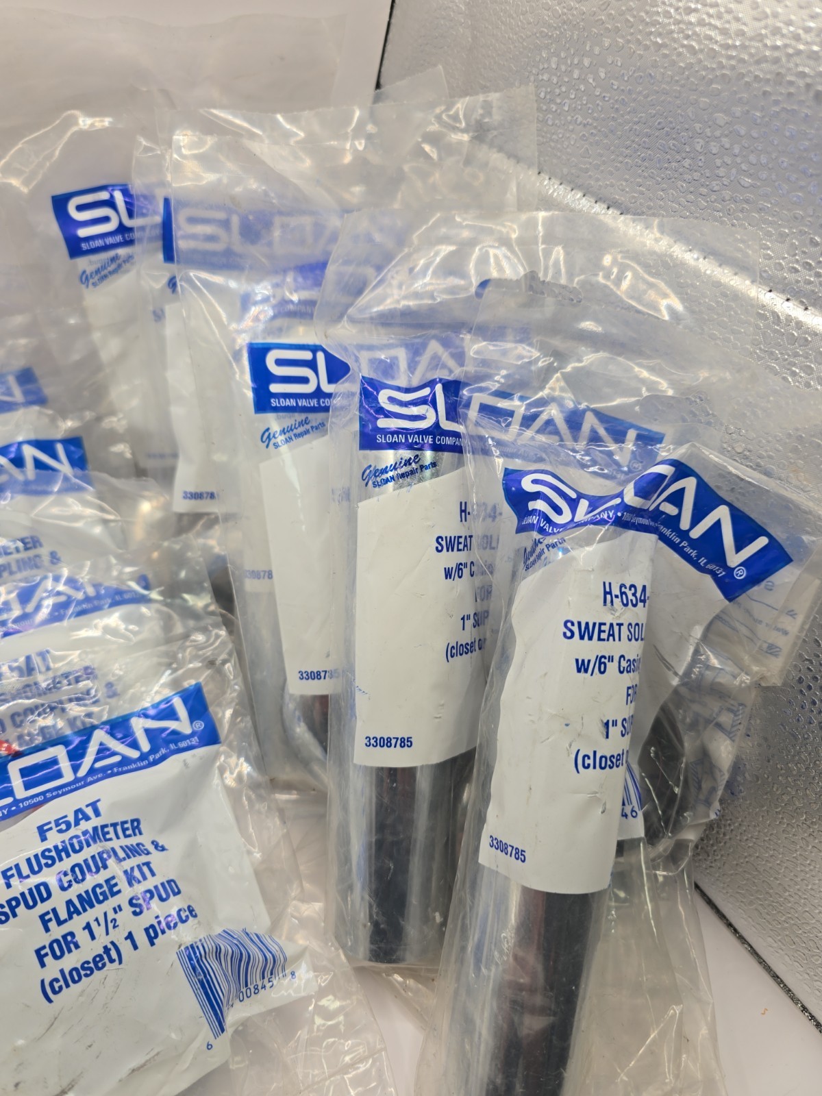LOT OF 14 Genuine Sloan Flush Valve Repair Parts – New