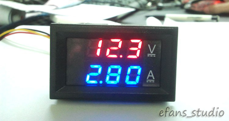 0-100V 100A DC Digital LED Voltmeter Ammeter Amp Volt Meter + 100A shunt 12v 24v