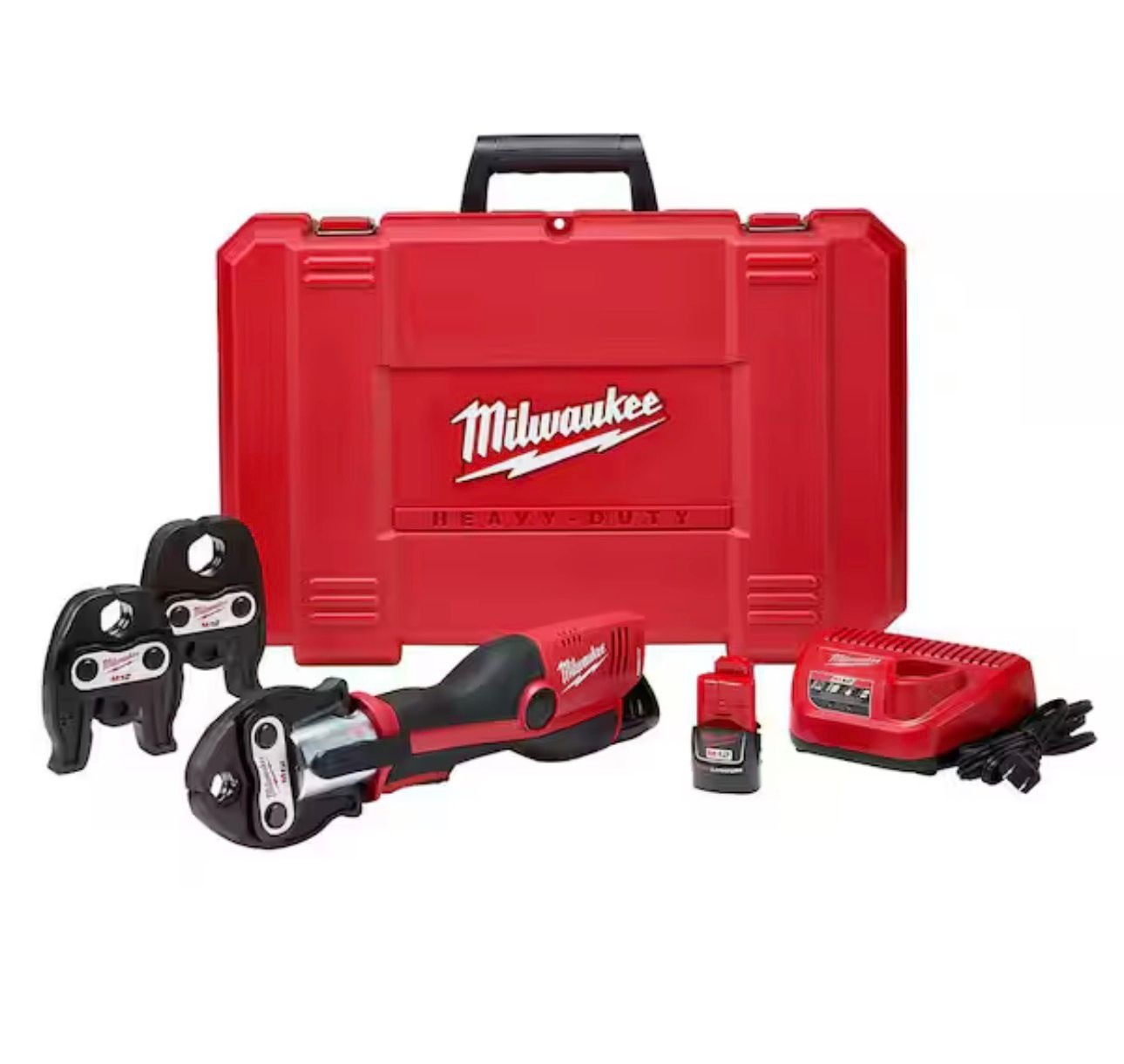 Milwaukee M12 Force Logic Press Tool Kit 2473-22 Copper 1/2″-1″ Clamp