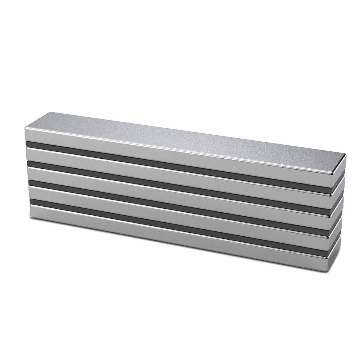 Lot10-50 N52 Strong Neodymium Magnets Rare Earth Lifting Magnets 60x10x5/3mm