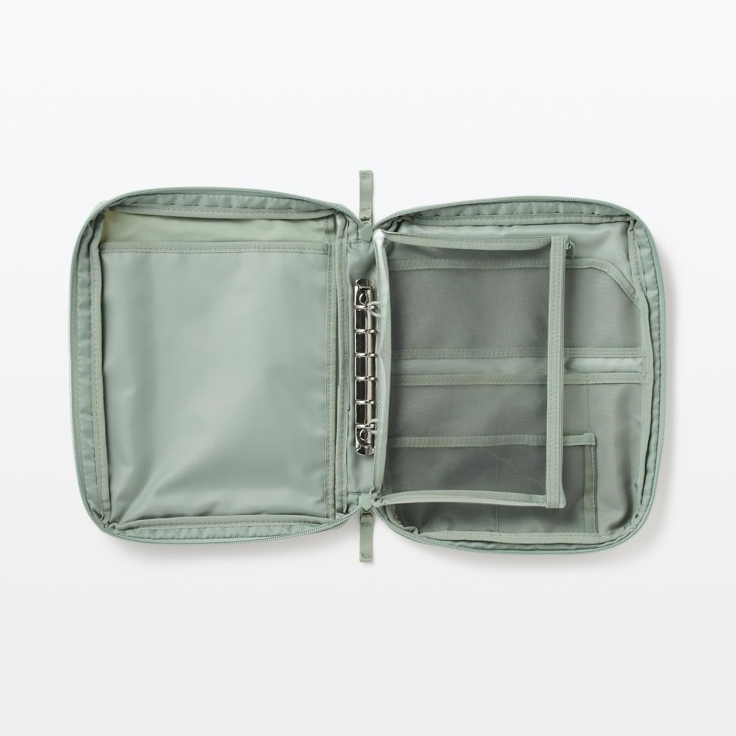NEW MUJI Pocket-selectable Collection Case A5 Wide Moss Green A