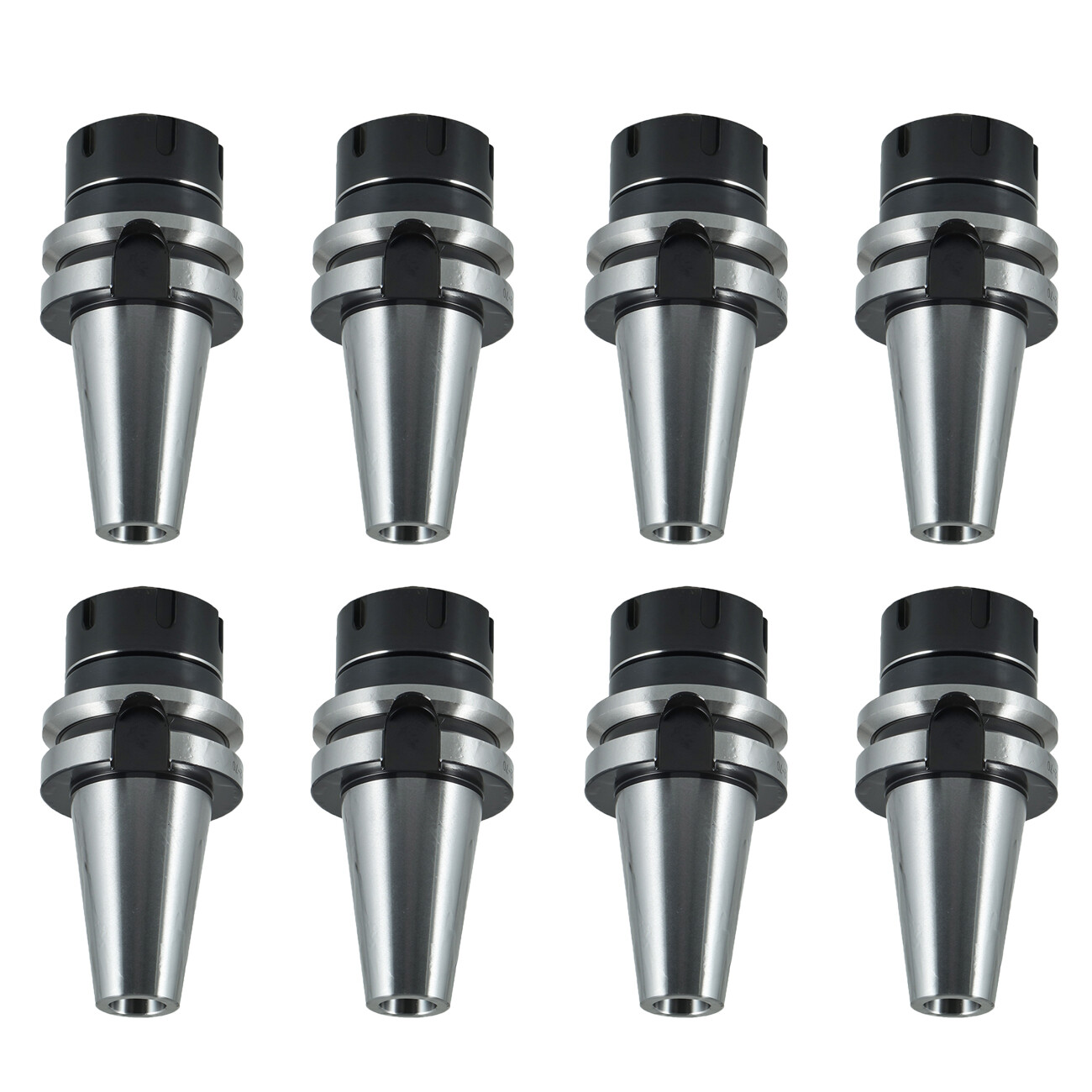 8pcs BT40 ER32 70mm Shank Holder Collet Chuck Sliver Tool Holder For CNC Milling