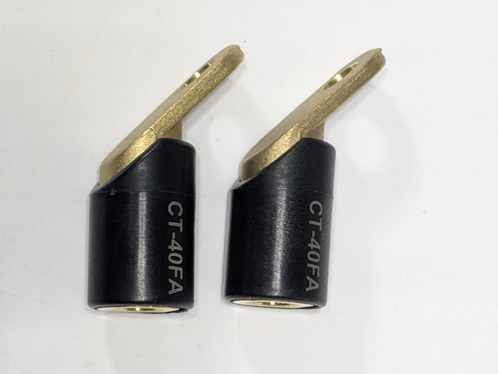CT-40FA 45° Welding Connector Terminal Lug RXLC-40 LC-40 Cable 17/32″ 2-Pack