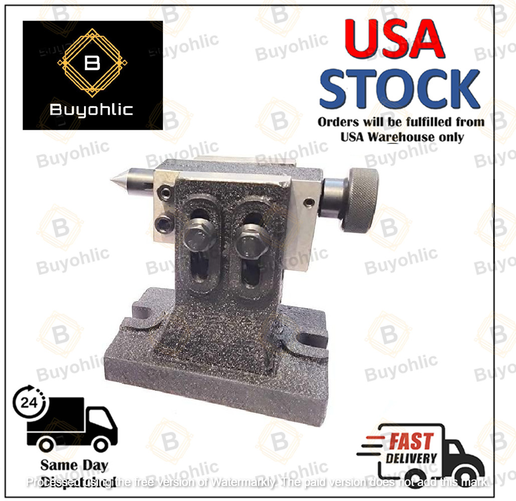 Heavy Duty Adjustable Tailstocks for Rotary Tables (Hardened & Precisely Ground