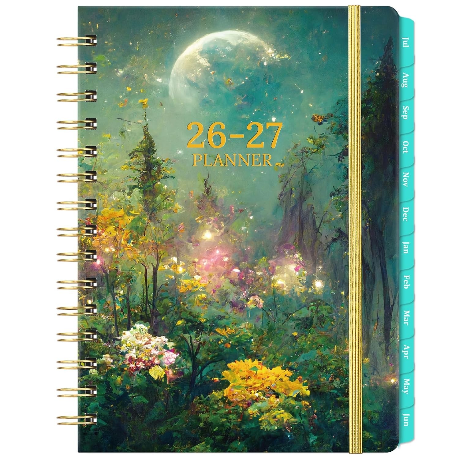 2027 Academic Planner 6×8 2026-2027 Daily Weekly Planner July to June Large Size