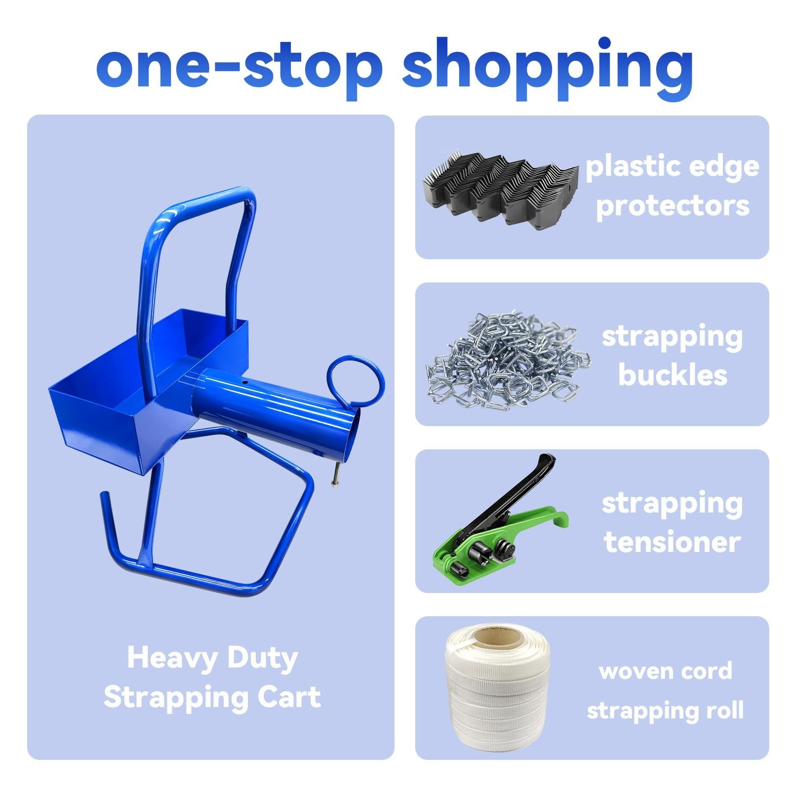Heavy Duty Strapping Dispenser for Woven Cord Strapping Coils with Over 2.77″…