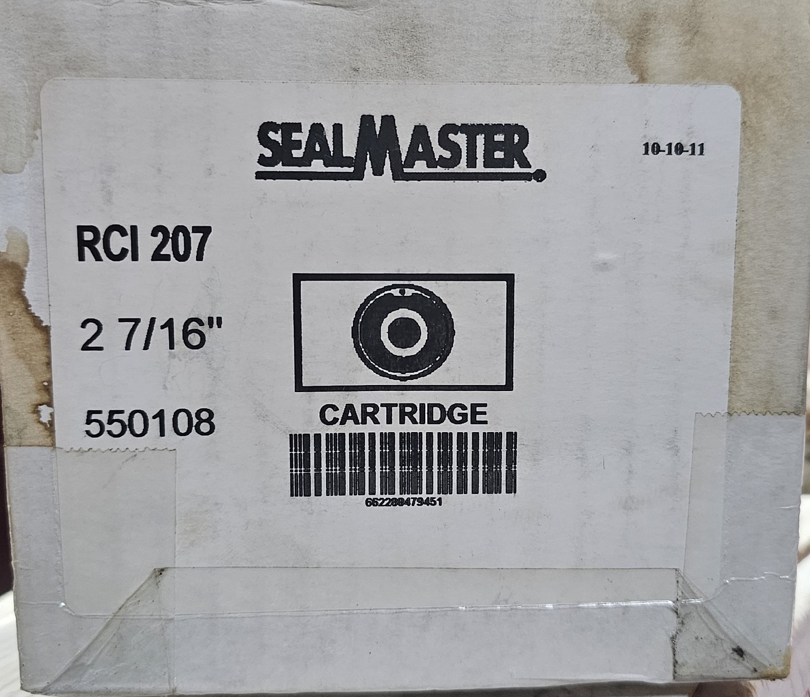 Sealmaster RCI 207 Mounted Insert Only Tapered Roller – Double Collar Mount Lock