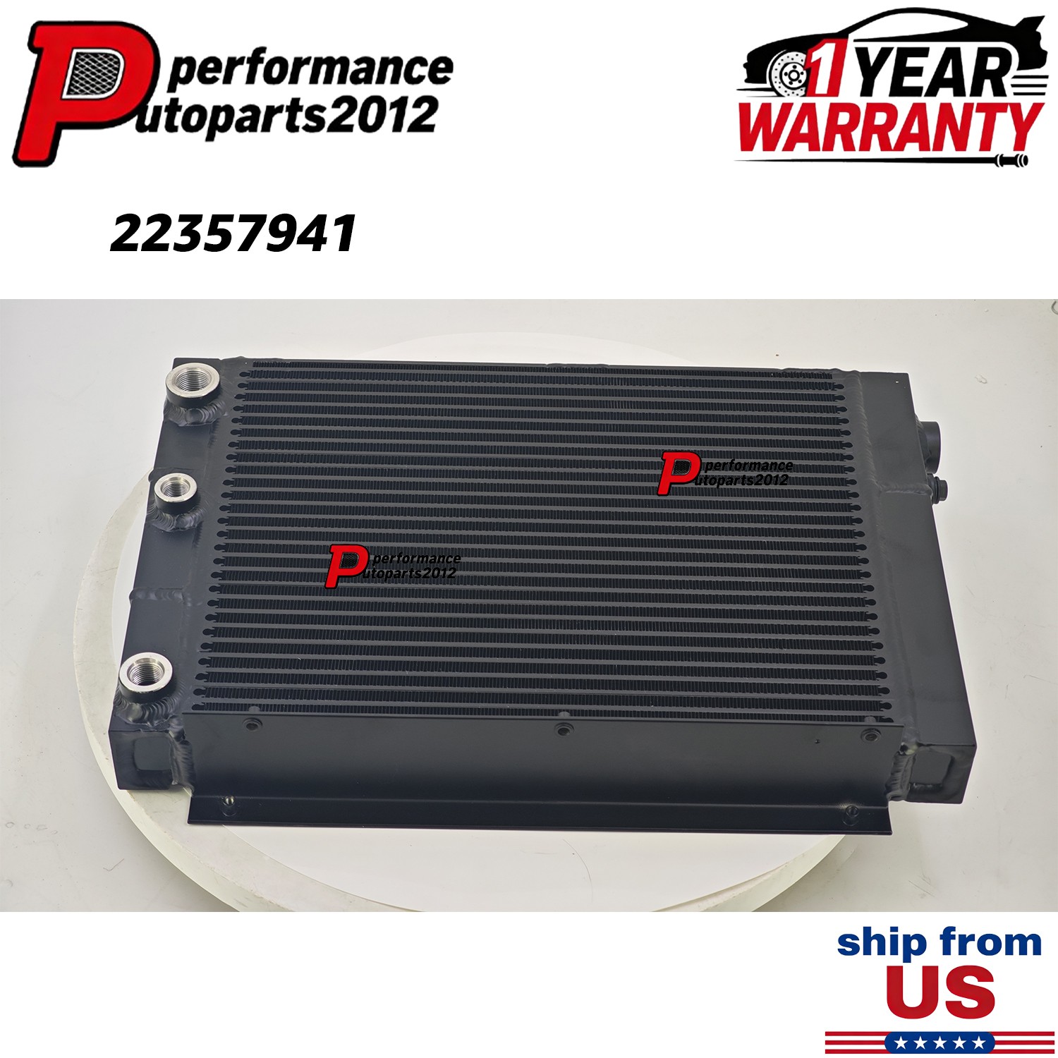 190000 22357941 Compressor Oil Cooler For Ingersoll Rand Industrial Compressors