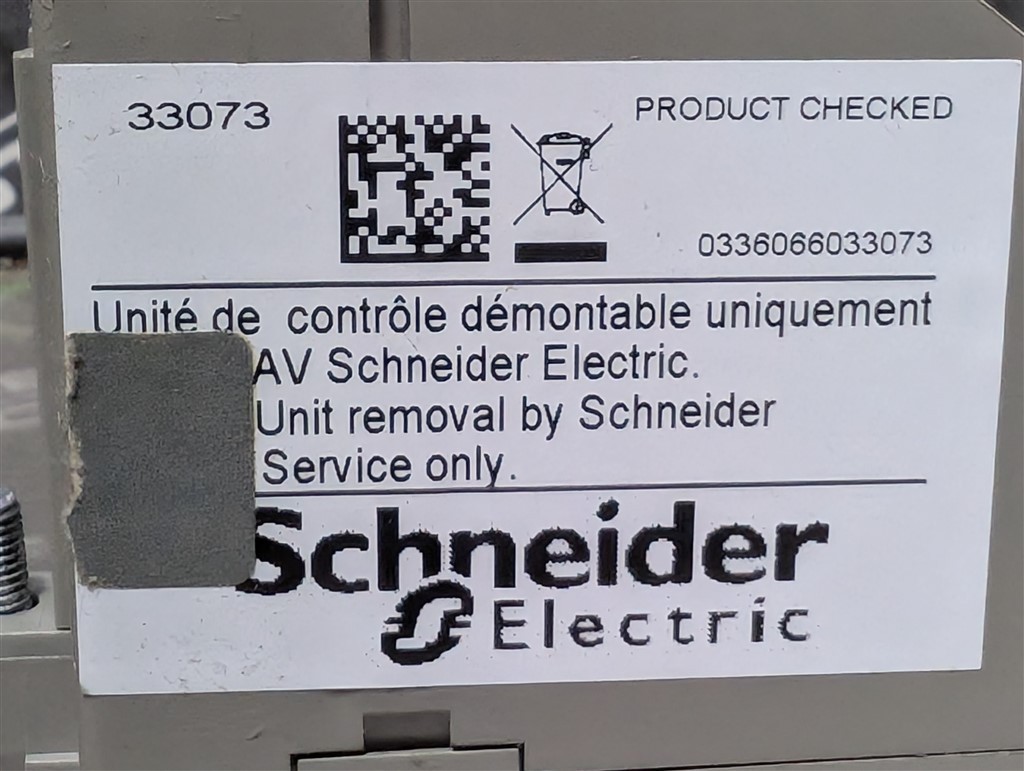 USED Schneider S144A Micrologic 6.0A PowerPact Circuit Breaker Trip Unit LSIG