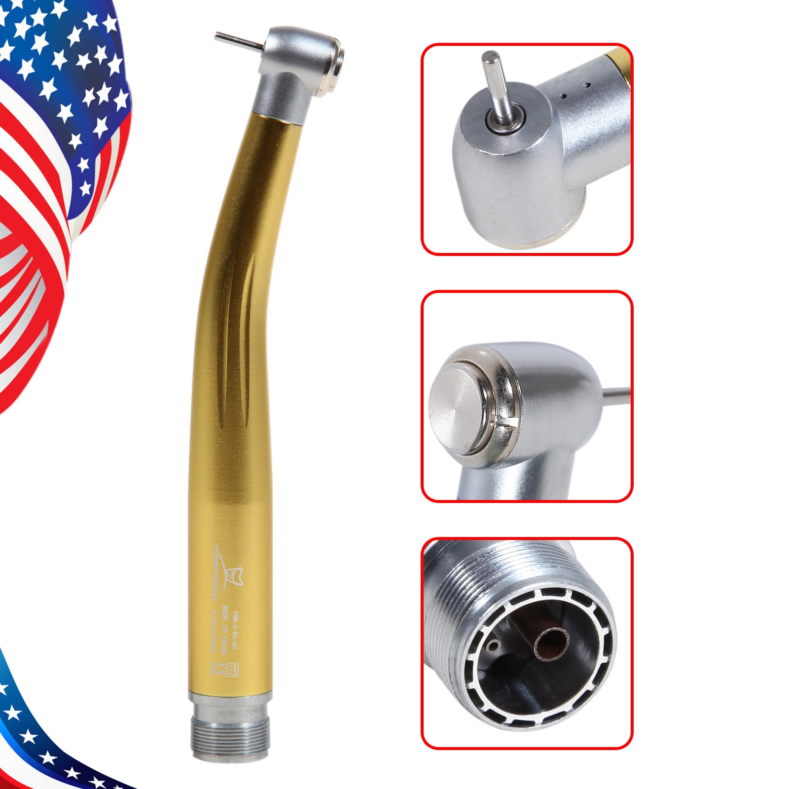 10 NSK Style Dental High Speed Handpiece PANA-MAX Fast Turbine 2 Holes Borden