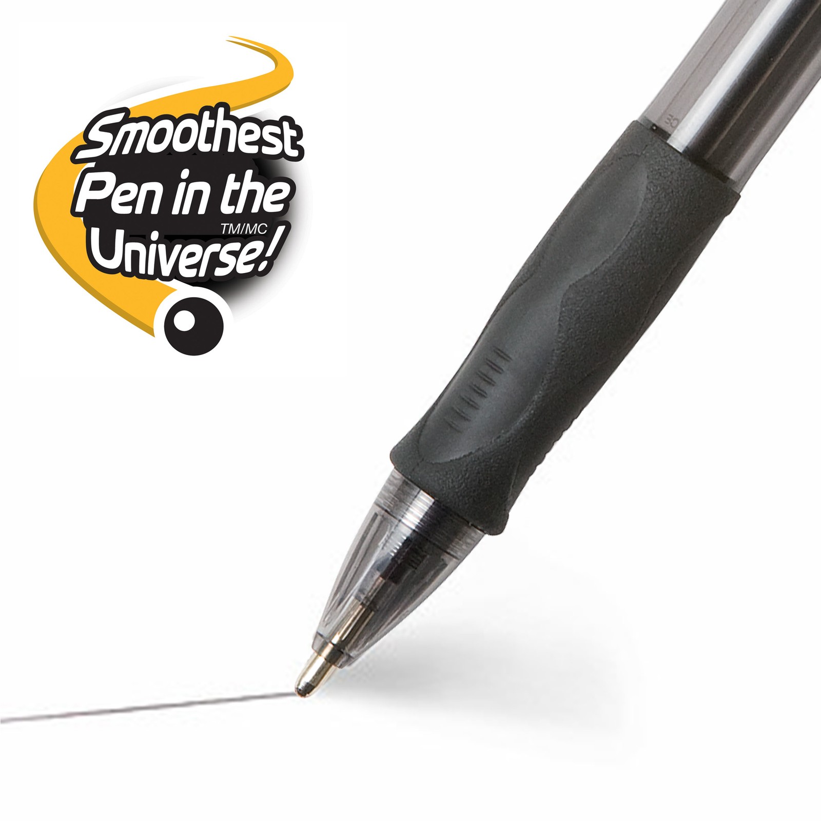 BIC Glide Bold Retractable Ball Pen, Black, 1.6mm Bold Point, 36 Pack