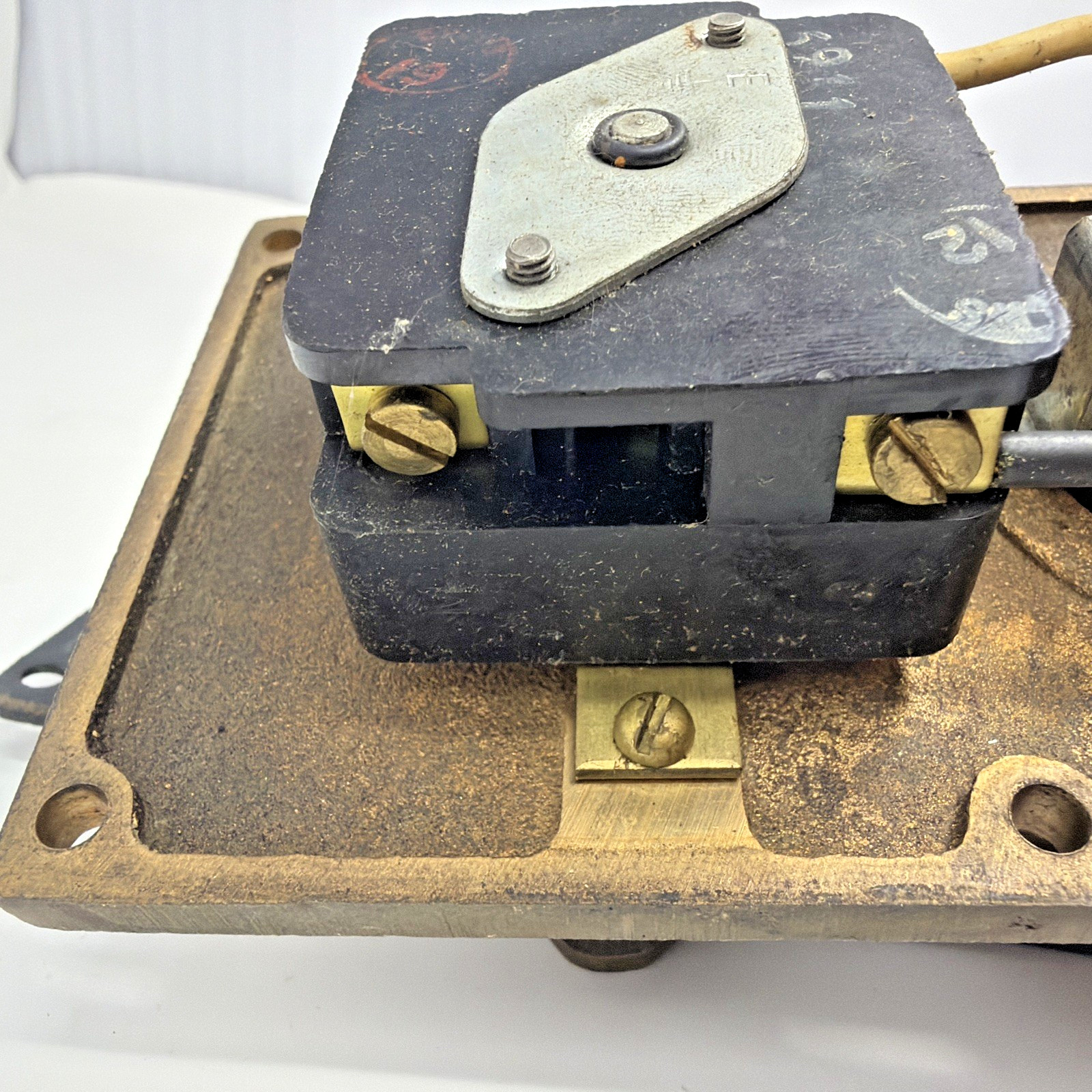 Vintage KONDU Bronze Watertight Surface Mount Rotary Switch Box Marine